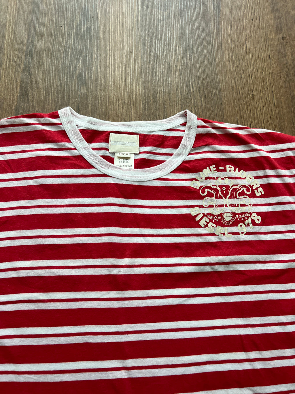 Diesel Vintage Striped T-Shirt (L)