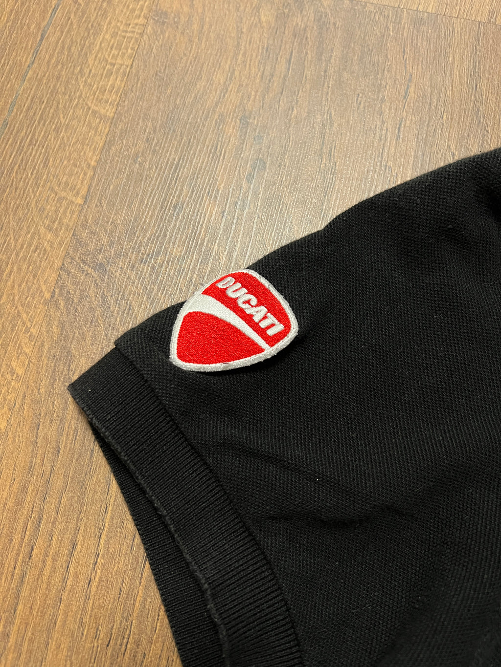 Black on black ducati Polo Tshirt (M)