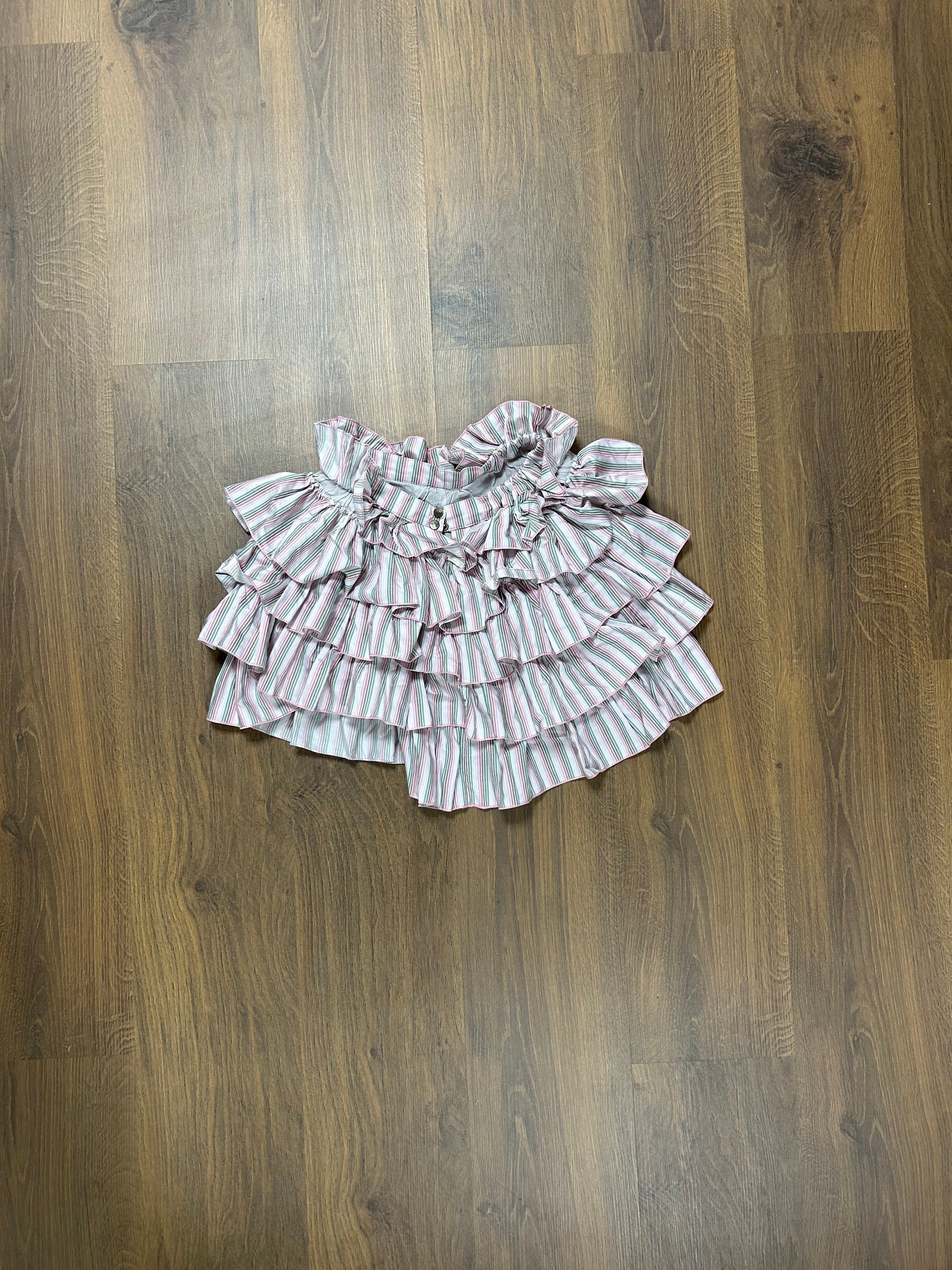 Vintage Pleated Pink Skirt (S/M)