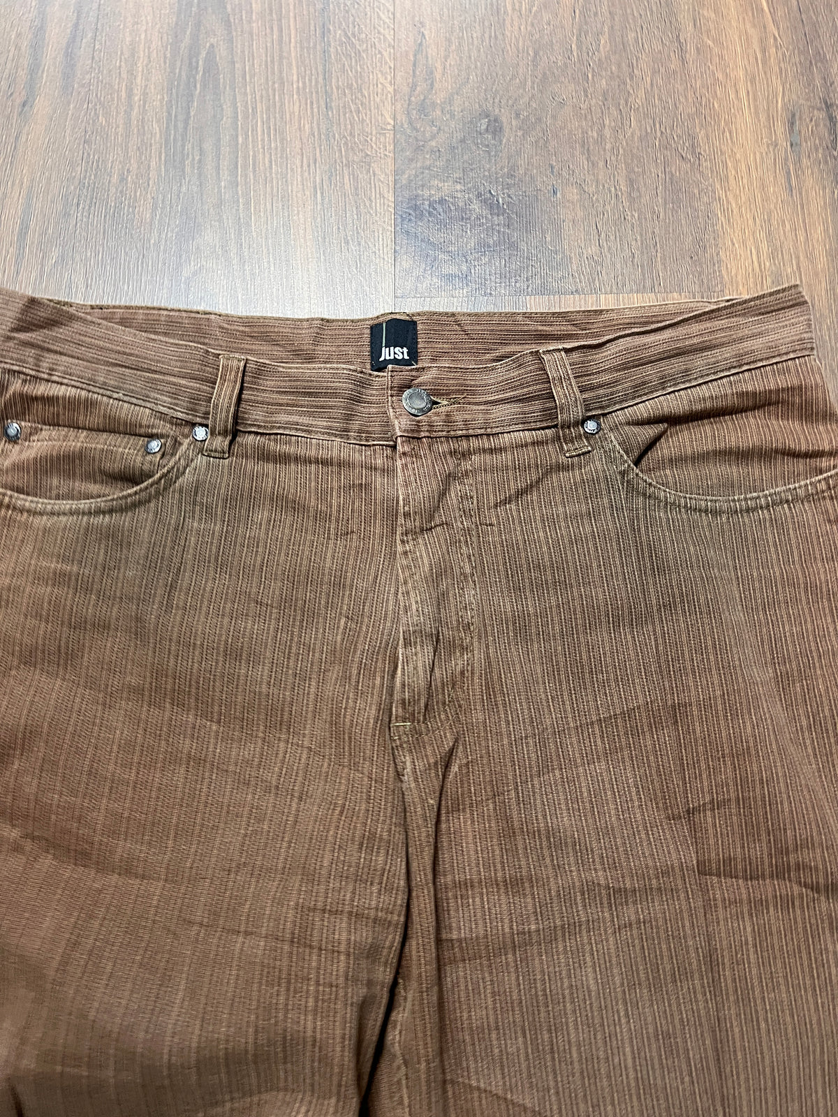 Just Cavalli Brown stripped pants(36x30)