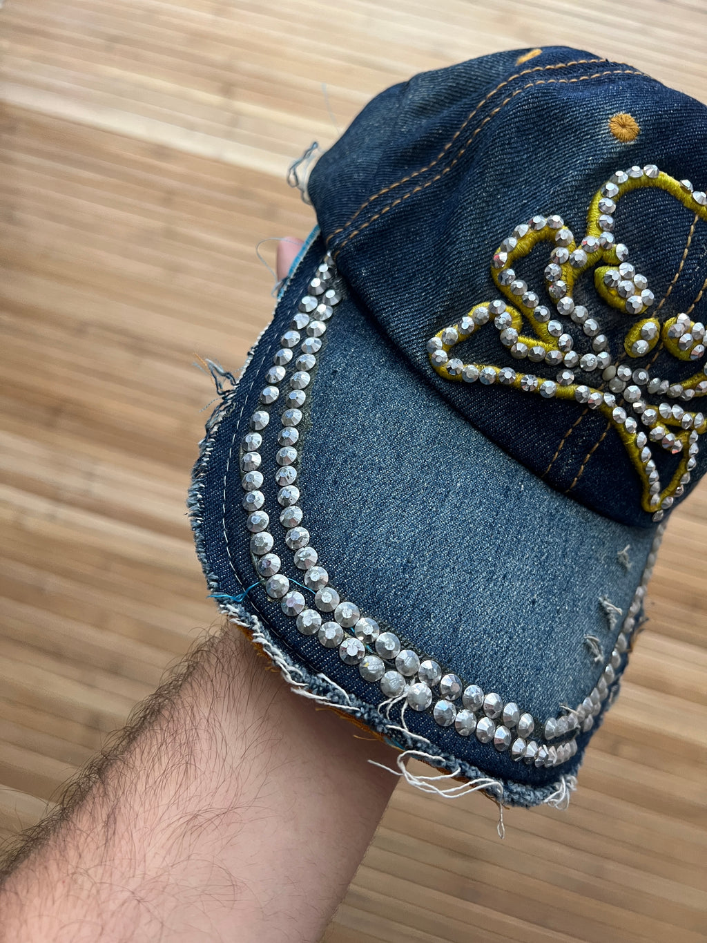 Skull Denim Hat (one size)