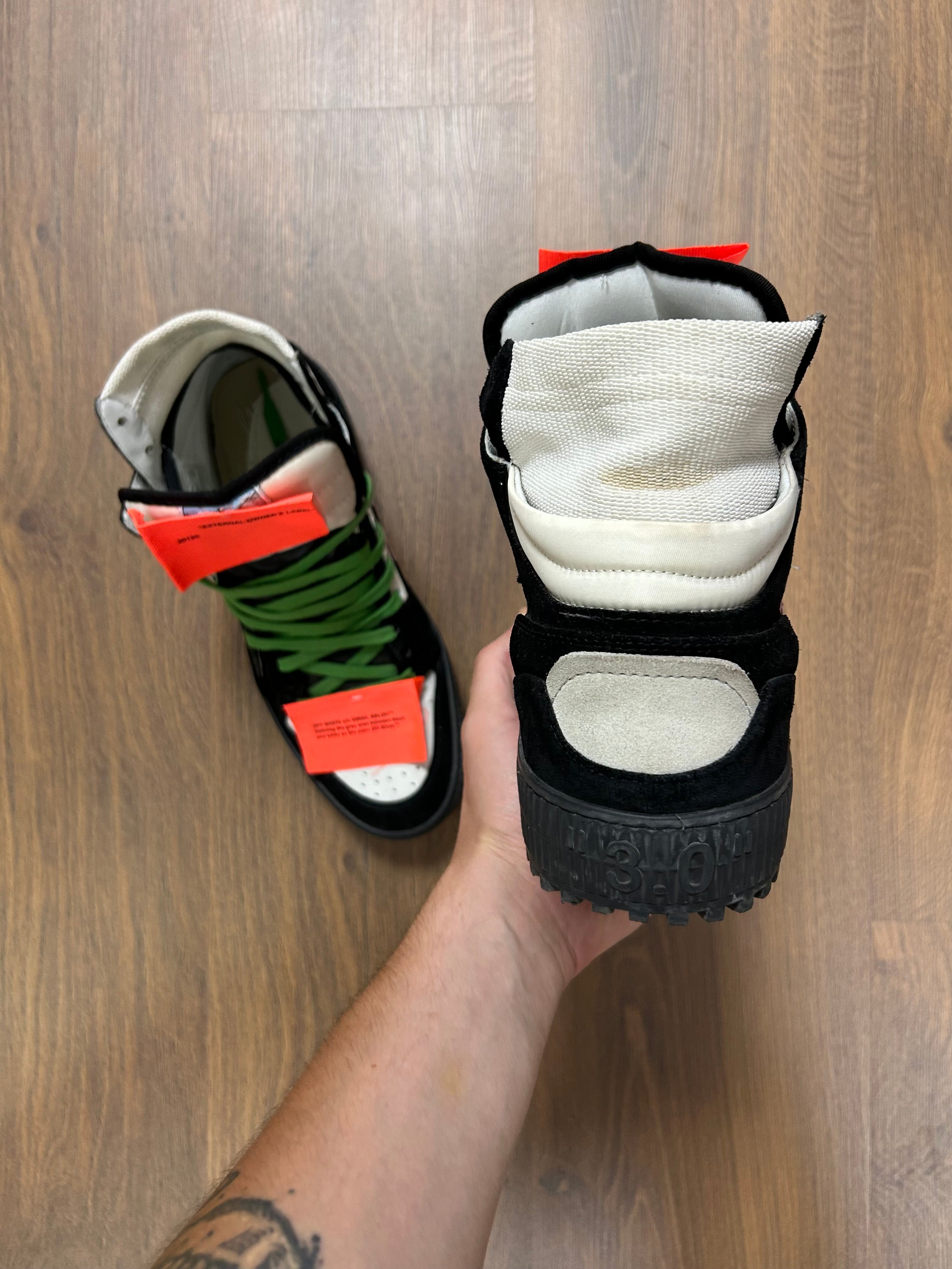 Off White 3.0 Off Court High Top Sneakers (42)