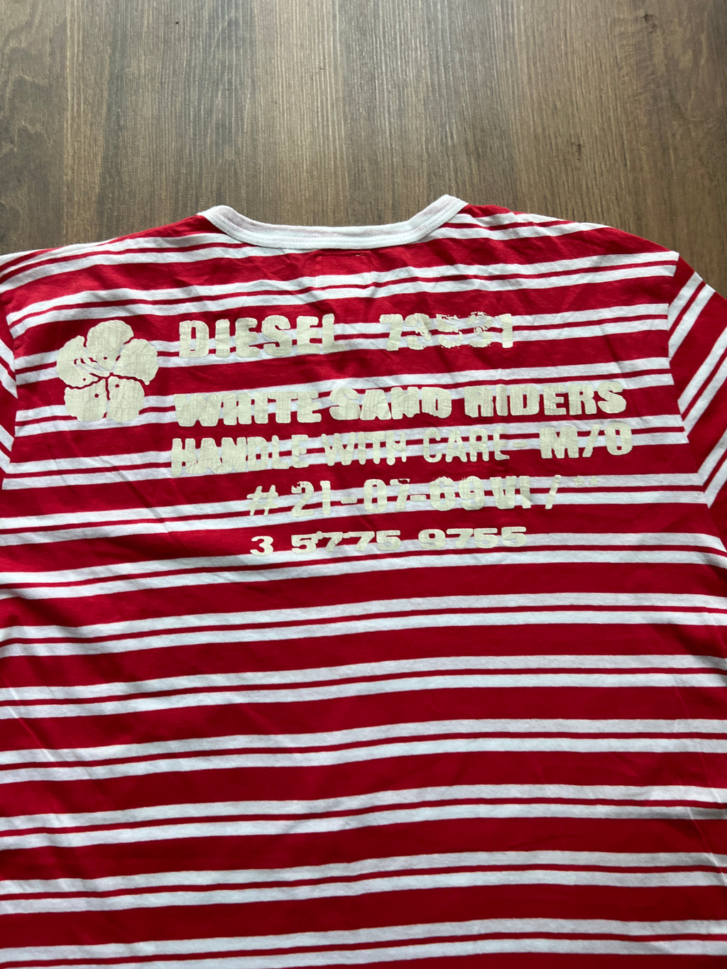 Diesel Vintage Striped T-Shirt (L)