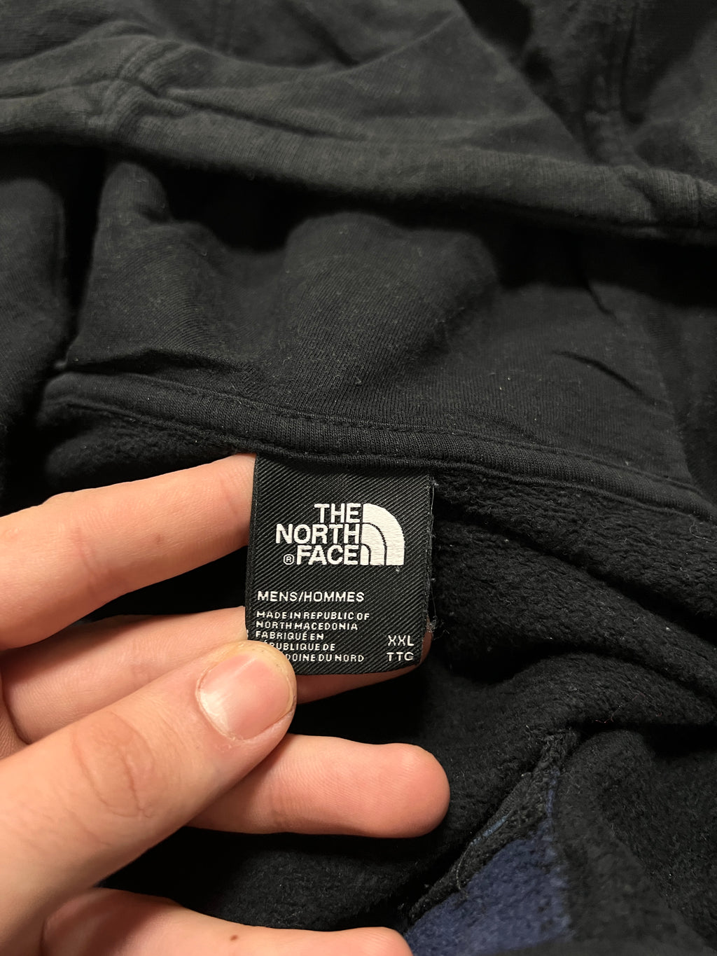 North Face Zip up hoodie (XL)