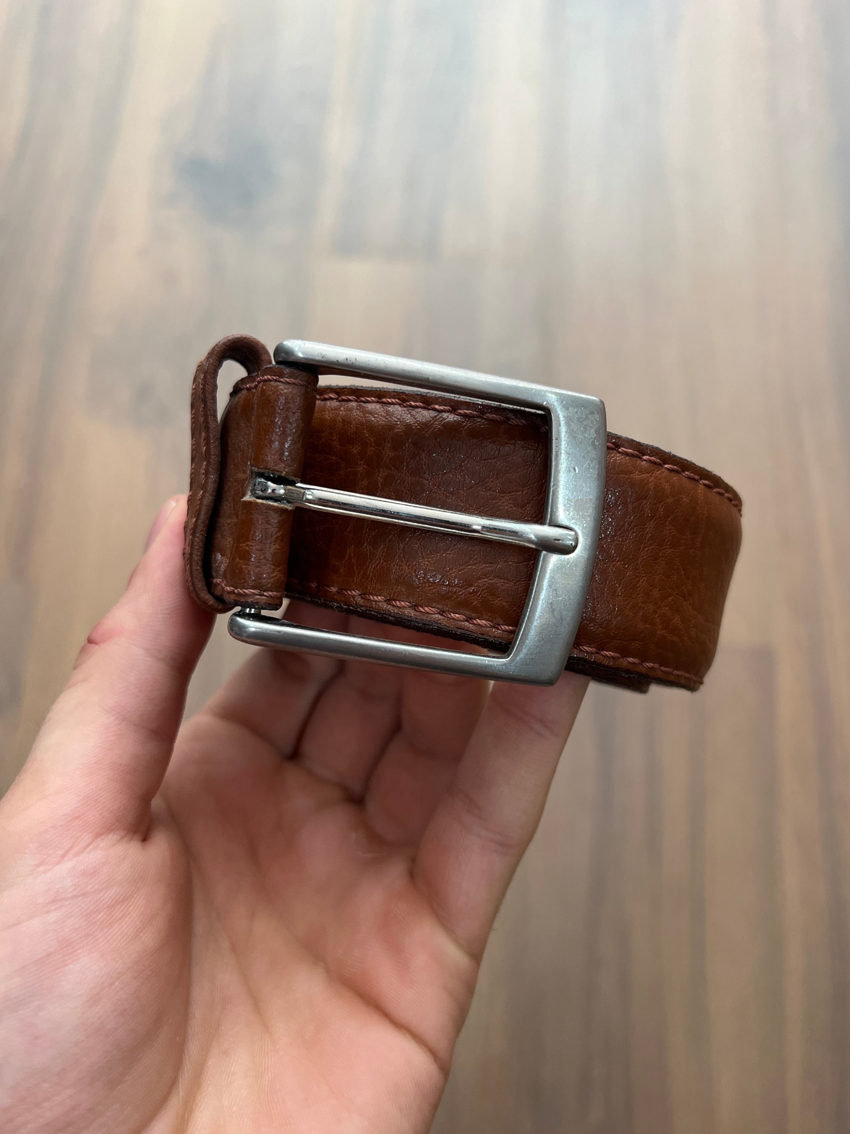 Brown Leather Belt (32)