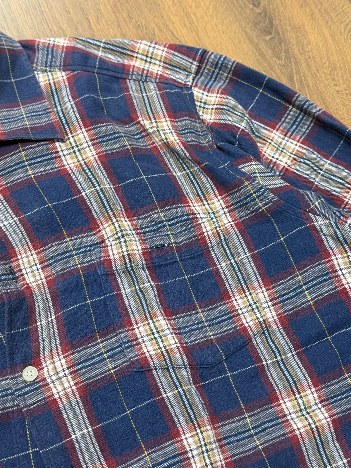 Blue Chequered Flannel (XL)