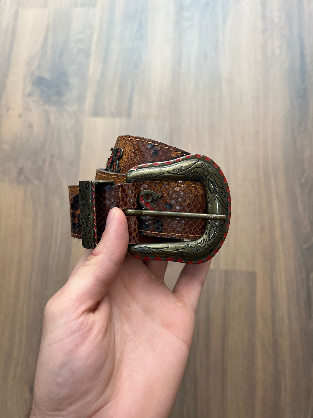Snake Skin Western Belt (32)