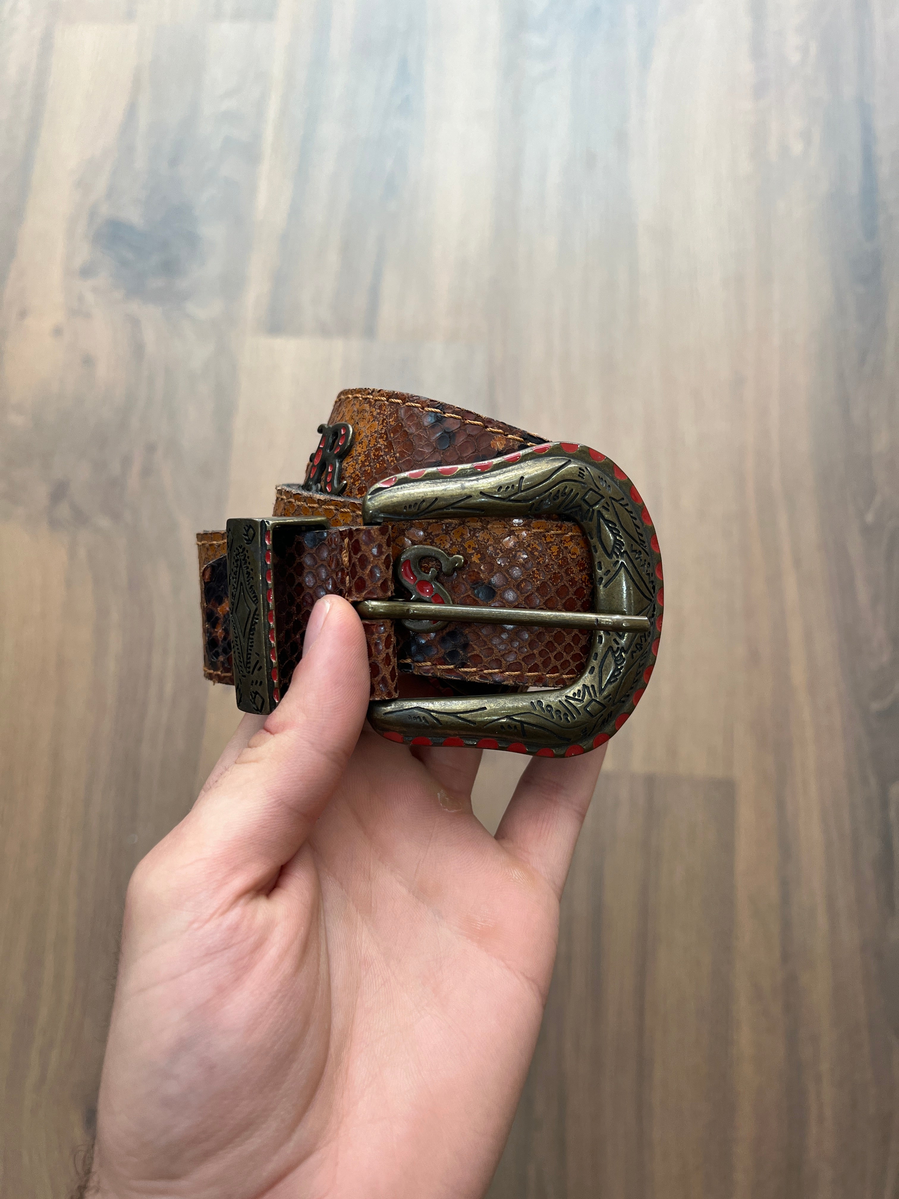 Snake Skin Western Belt (32)