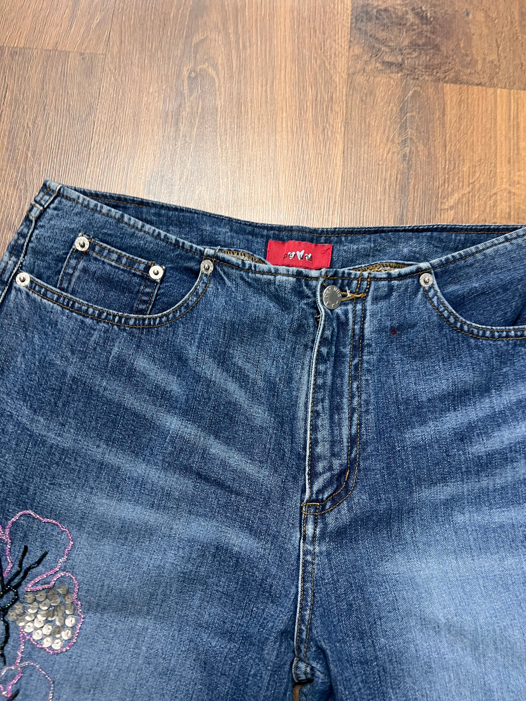 Y2K Flower Per Una Jeans 🙋‍♀️(30x30)