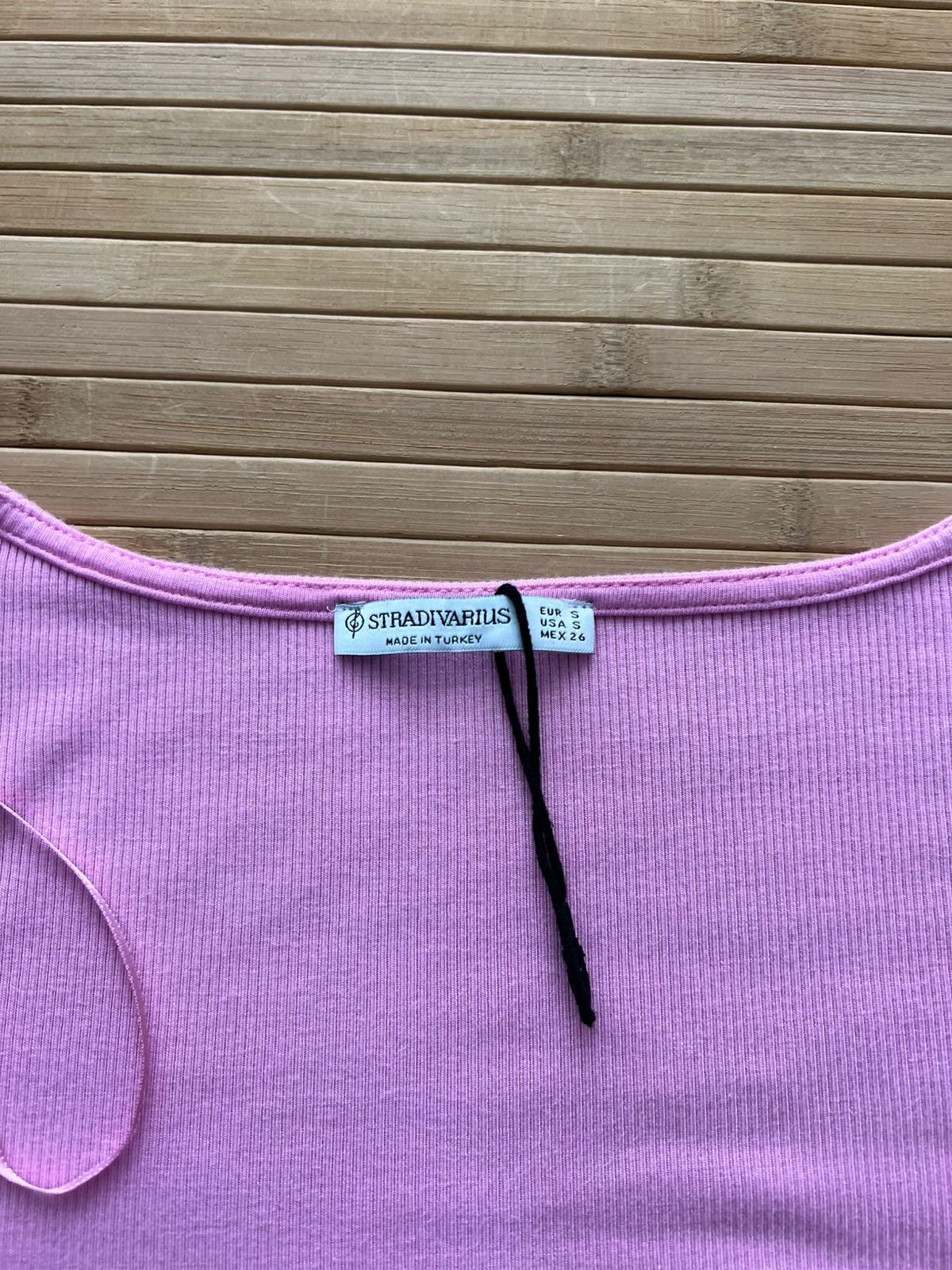 Stradivarius Pink Crop (XS)