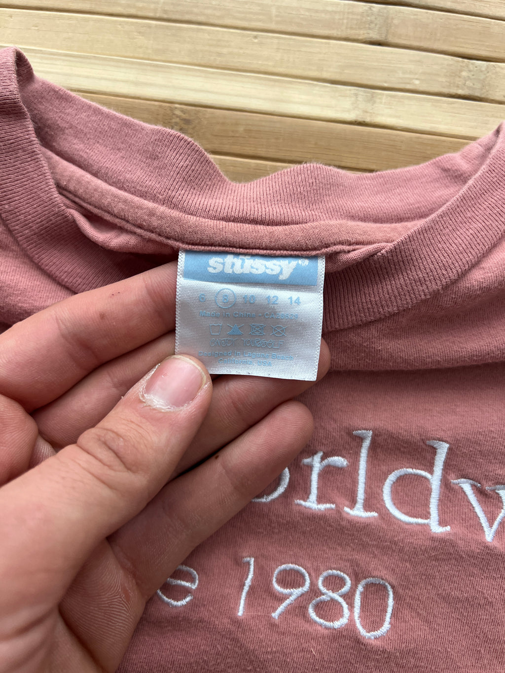 Stussy Worldwide Crop Top🙋‍♀️(S)