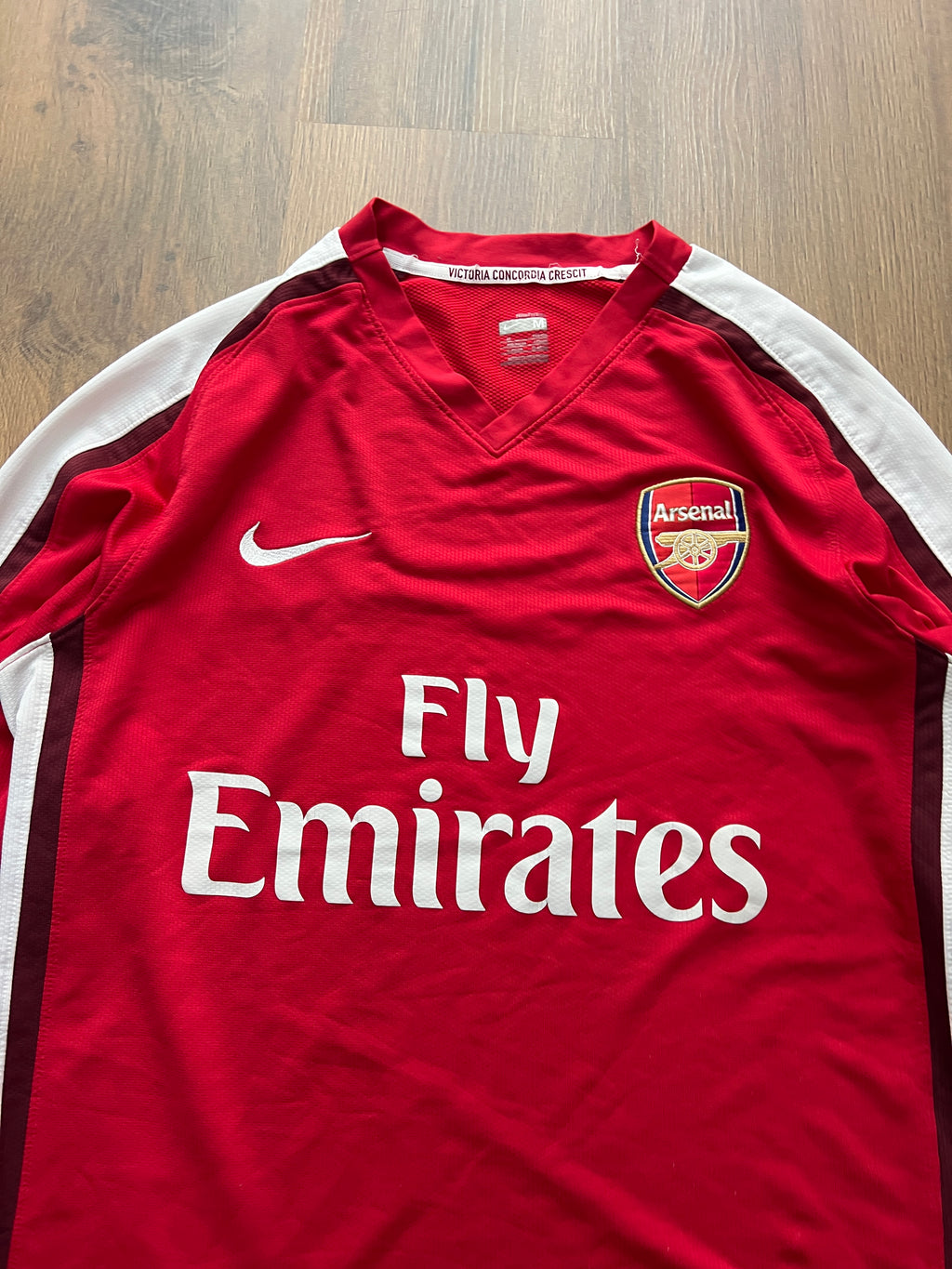 Arsenal 2008/10 Long Sleeve Home Jersey (L)