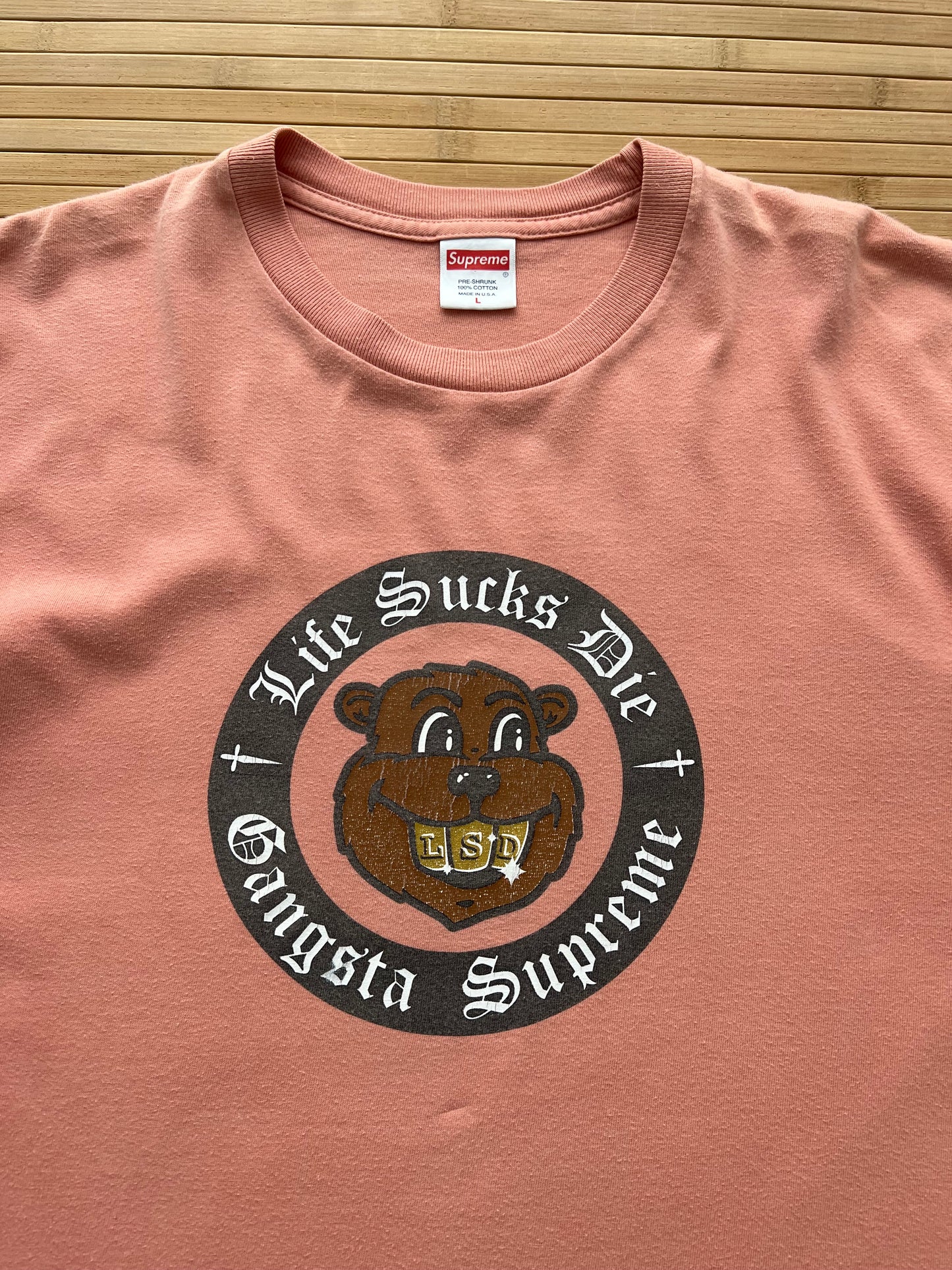 Supreme LSD Bear Life Sucks T-Shirt (L)