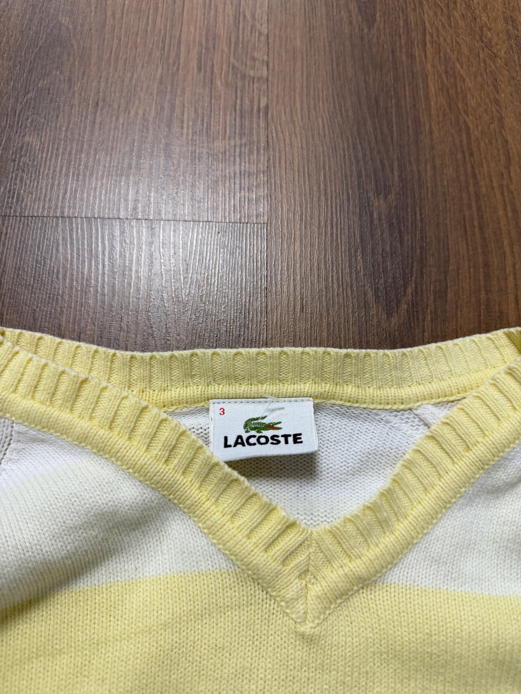 Lacoste striped Knit(M)
