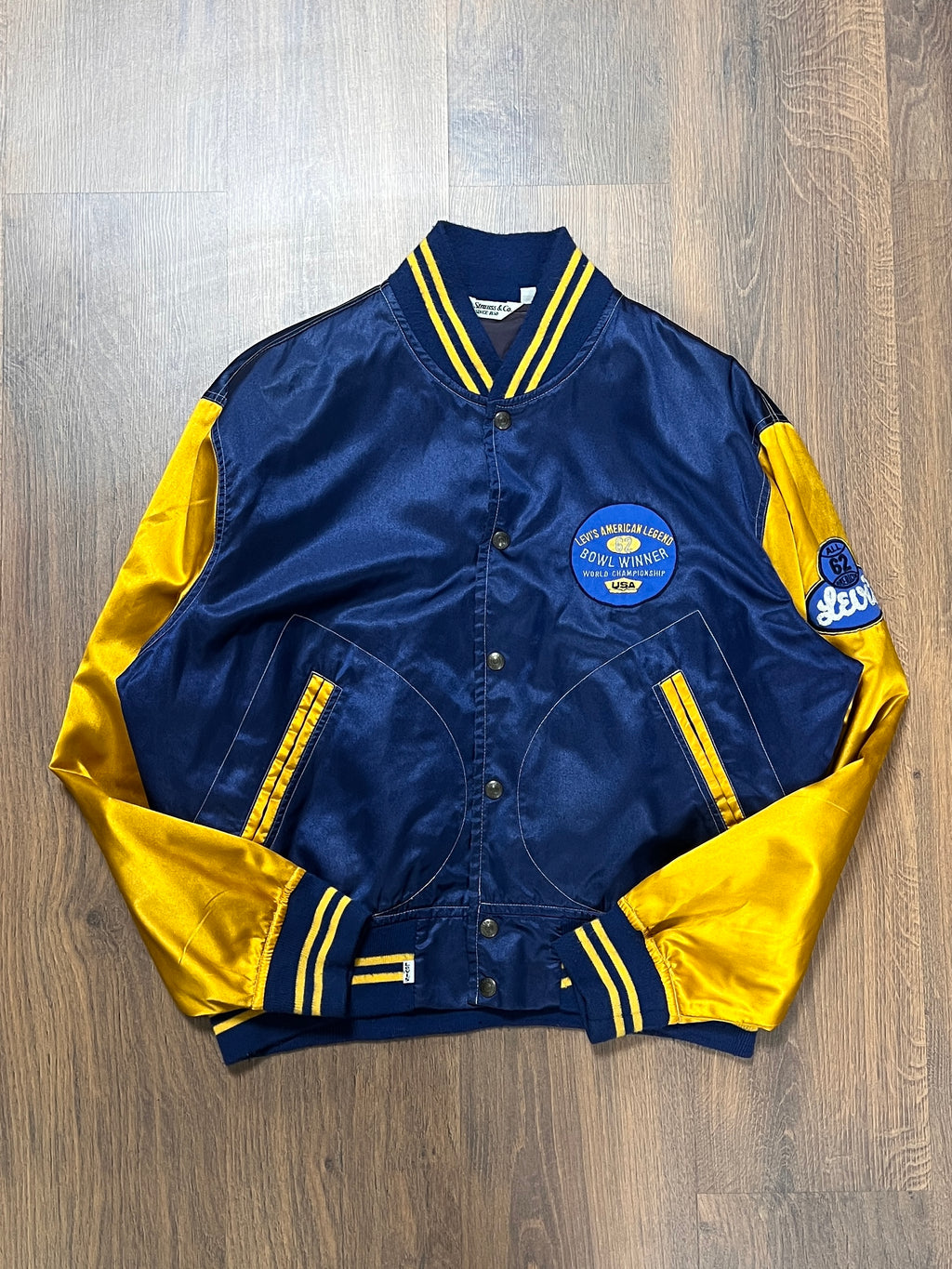 Levis 90s Bowl Winner Satin Jacket(M)