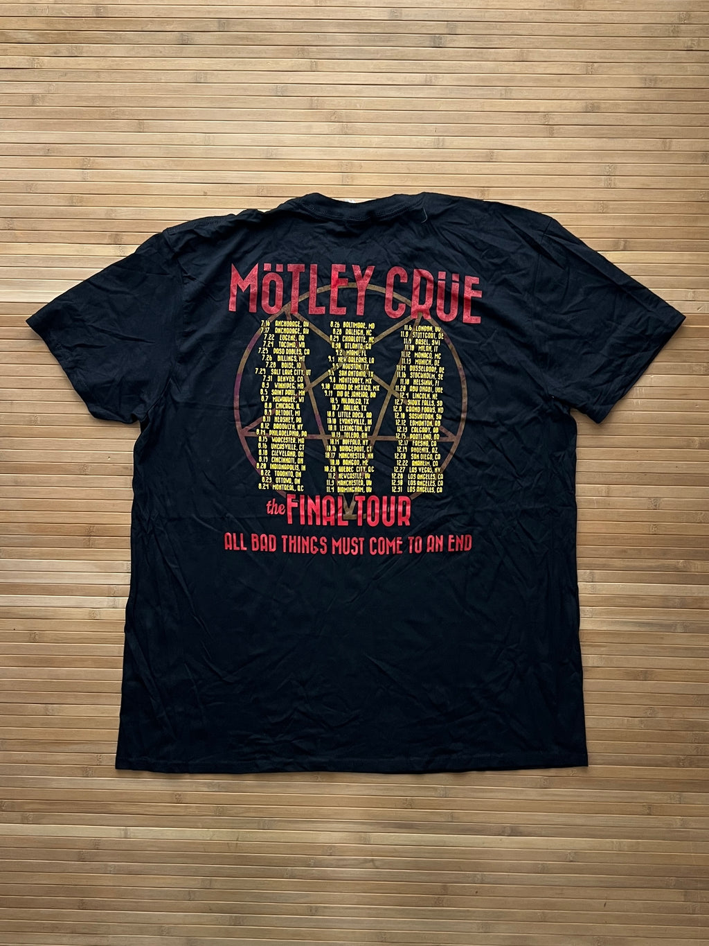 Motlet Crue Vintage T-Shirt (XL)