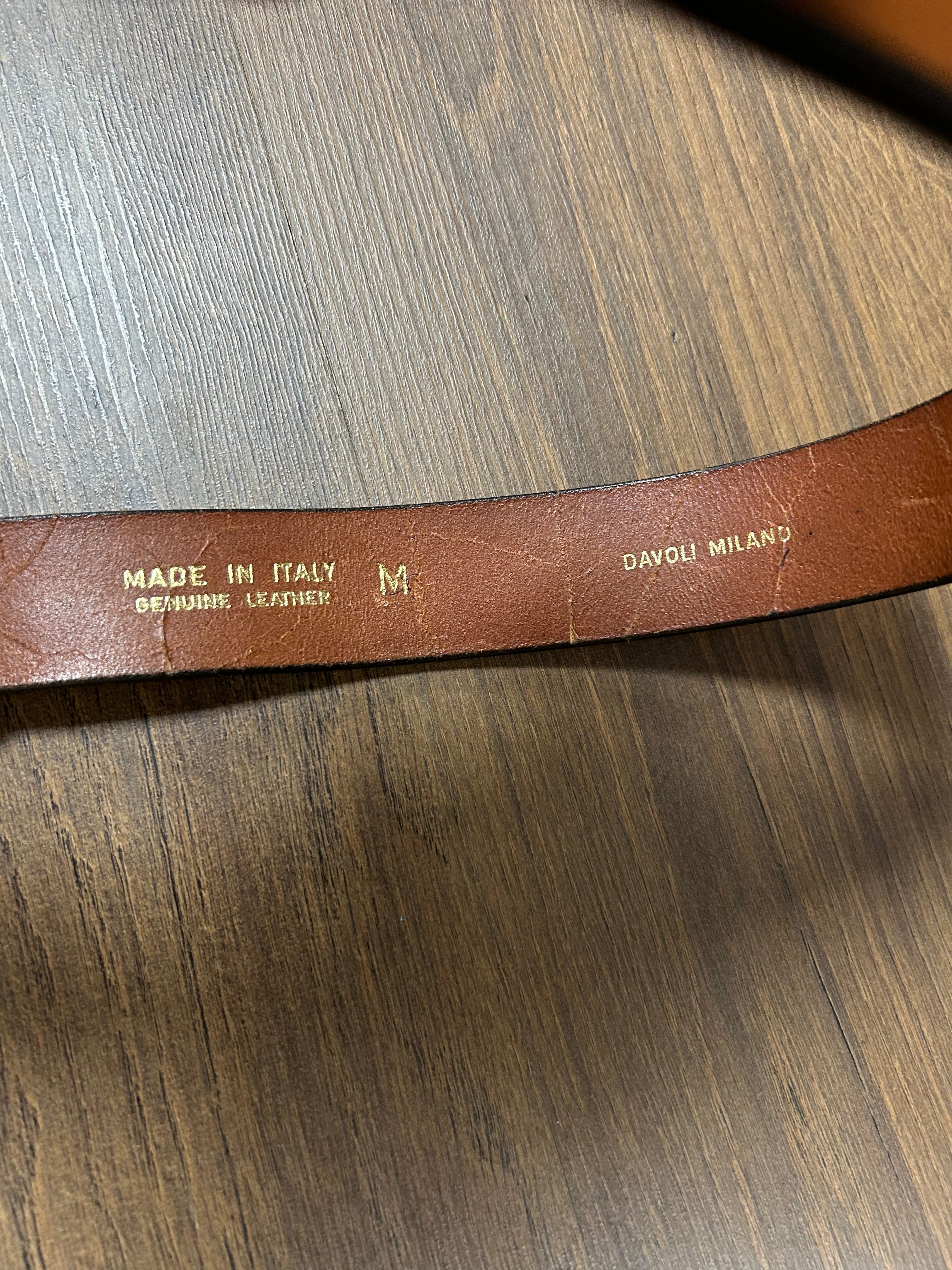Davoli Milano Stars Leather Belt(25/30)