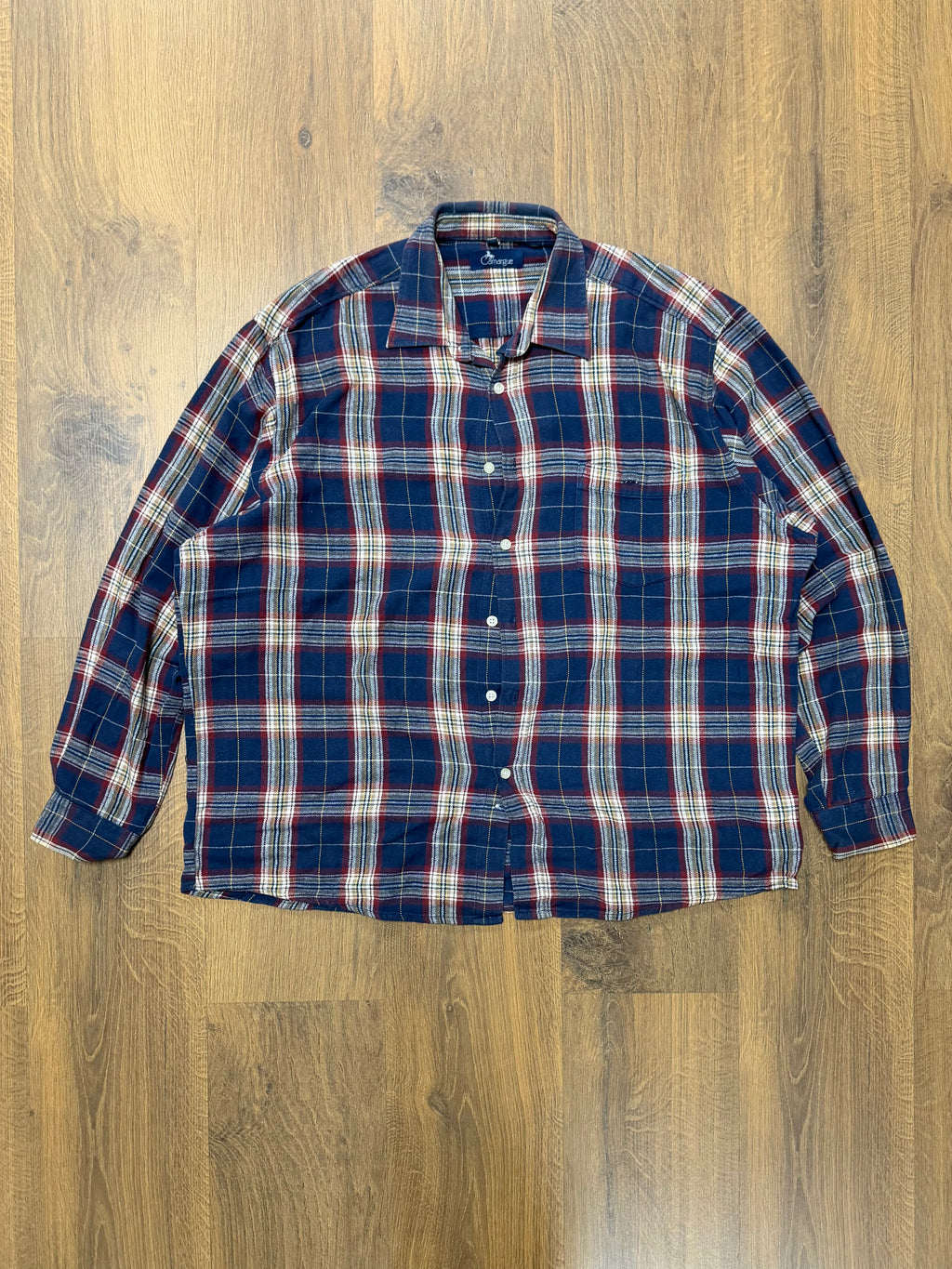 Blue Chequered Flannel (XL)