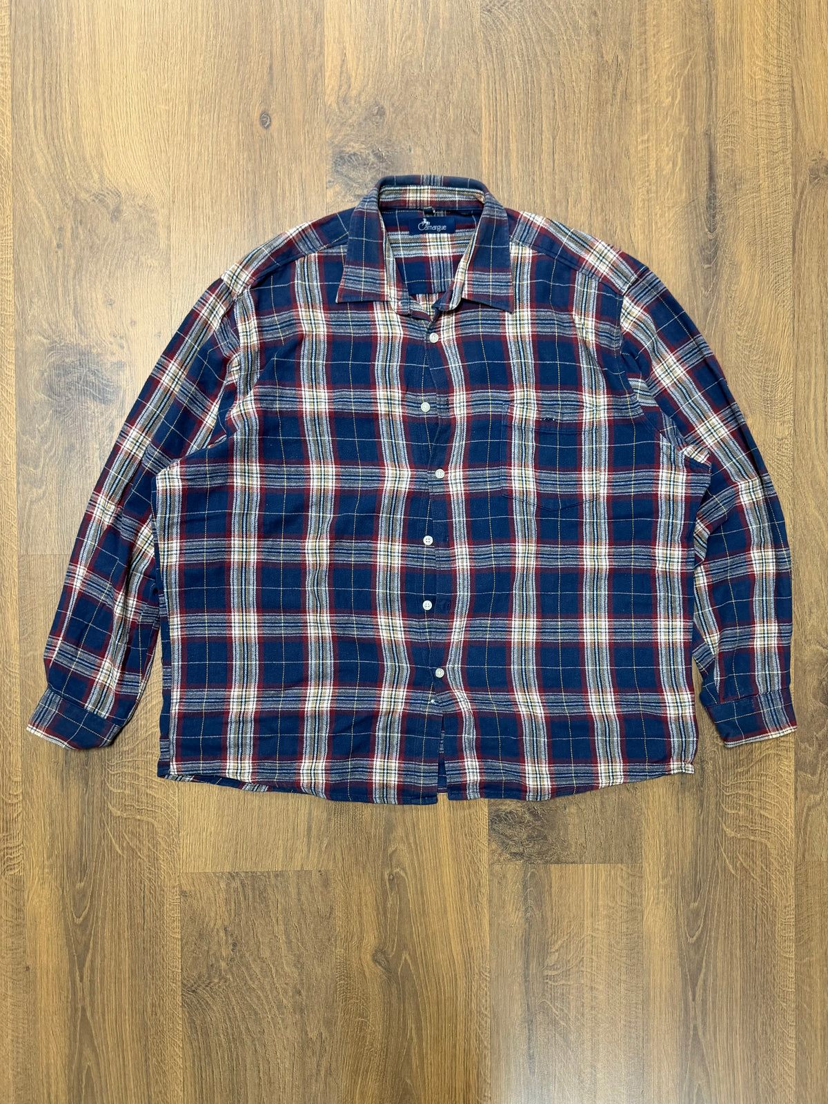 Blue Chequered Flannel (XL)