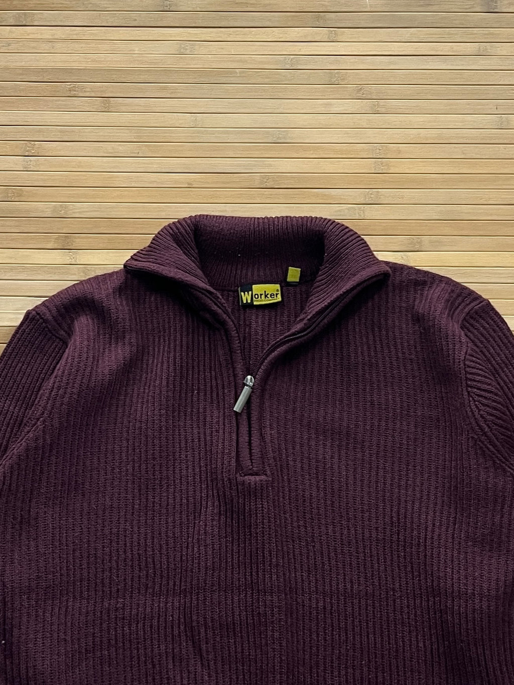 1/4 Zip Up Knit (M)