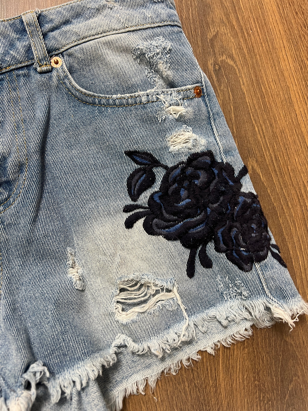 Flower Embroidery Shorts🙋‍♀️ (28)