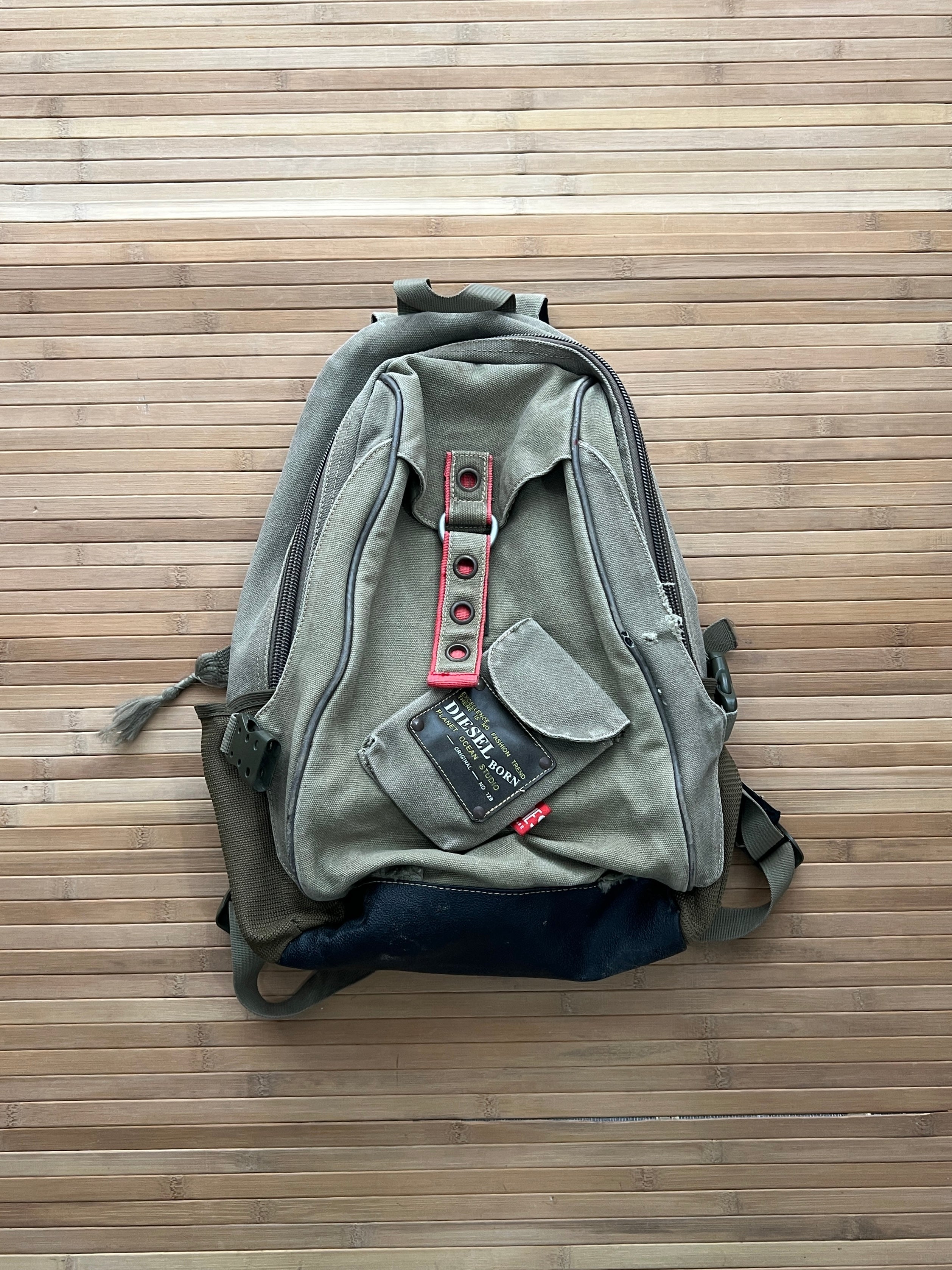 Vintage Diesel Military Backpack