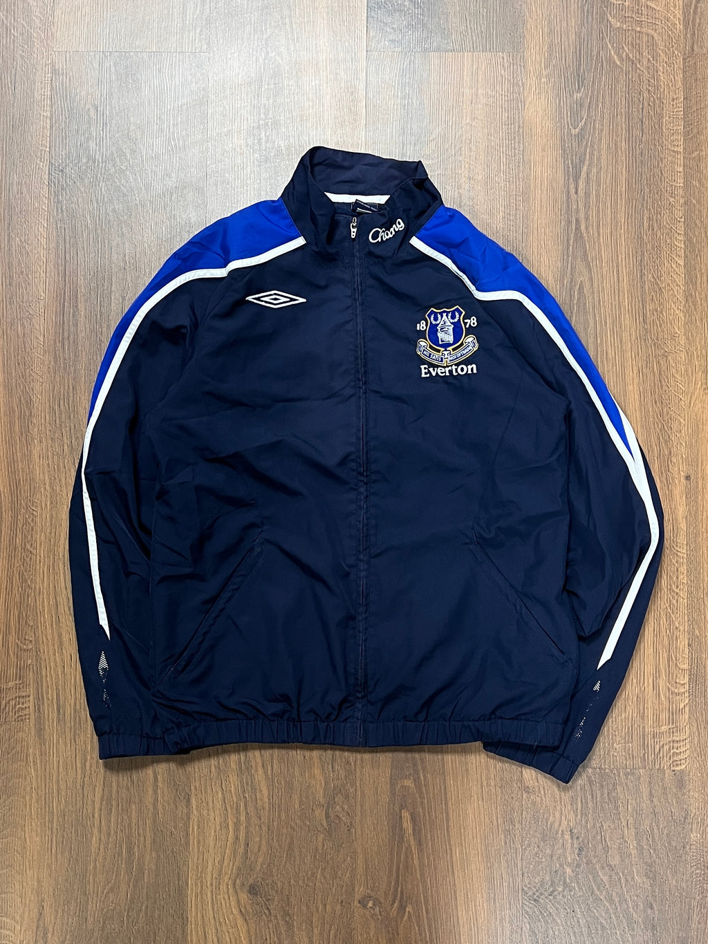 2007/08 umbro Vintage everton Jacket (M)