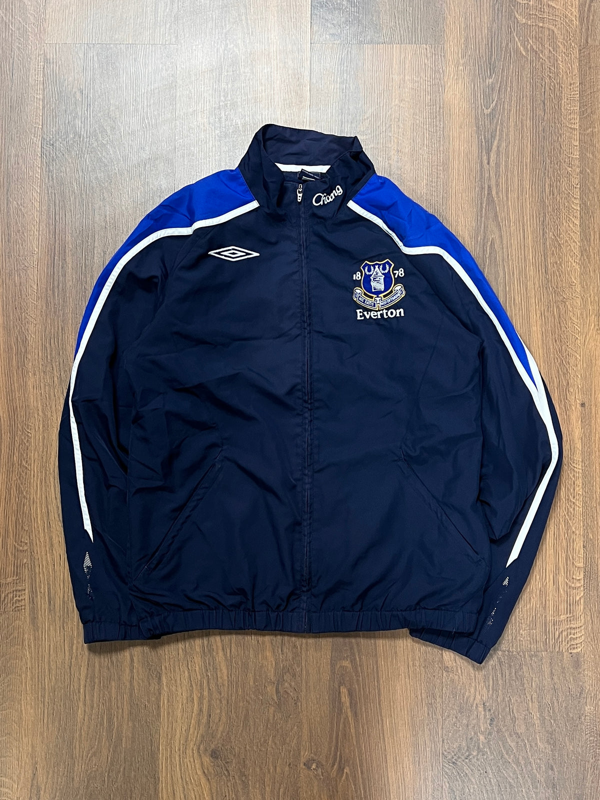 2007/08 umbro Vintage everton Jacket (M)