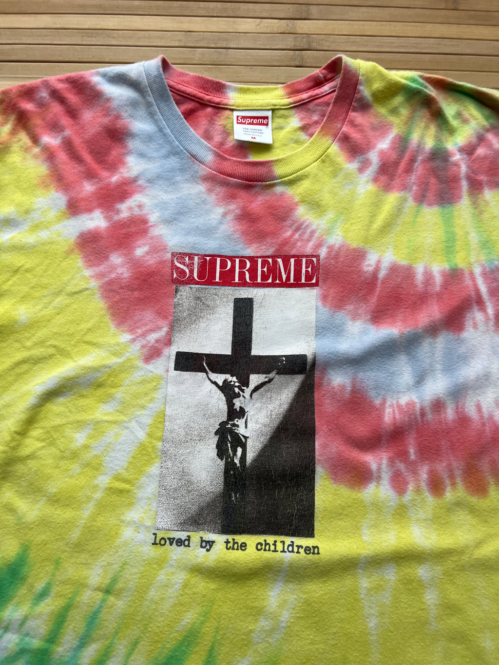 Supreme Jesus Tie Die T-Shirt (L)