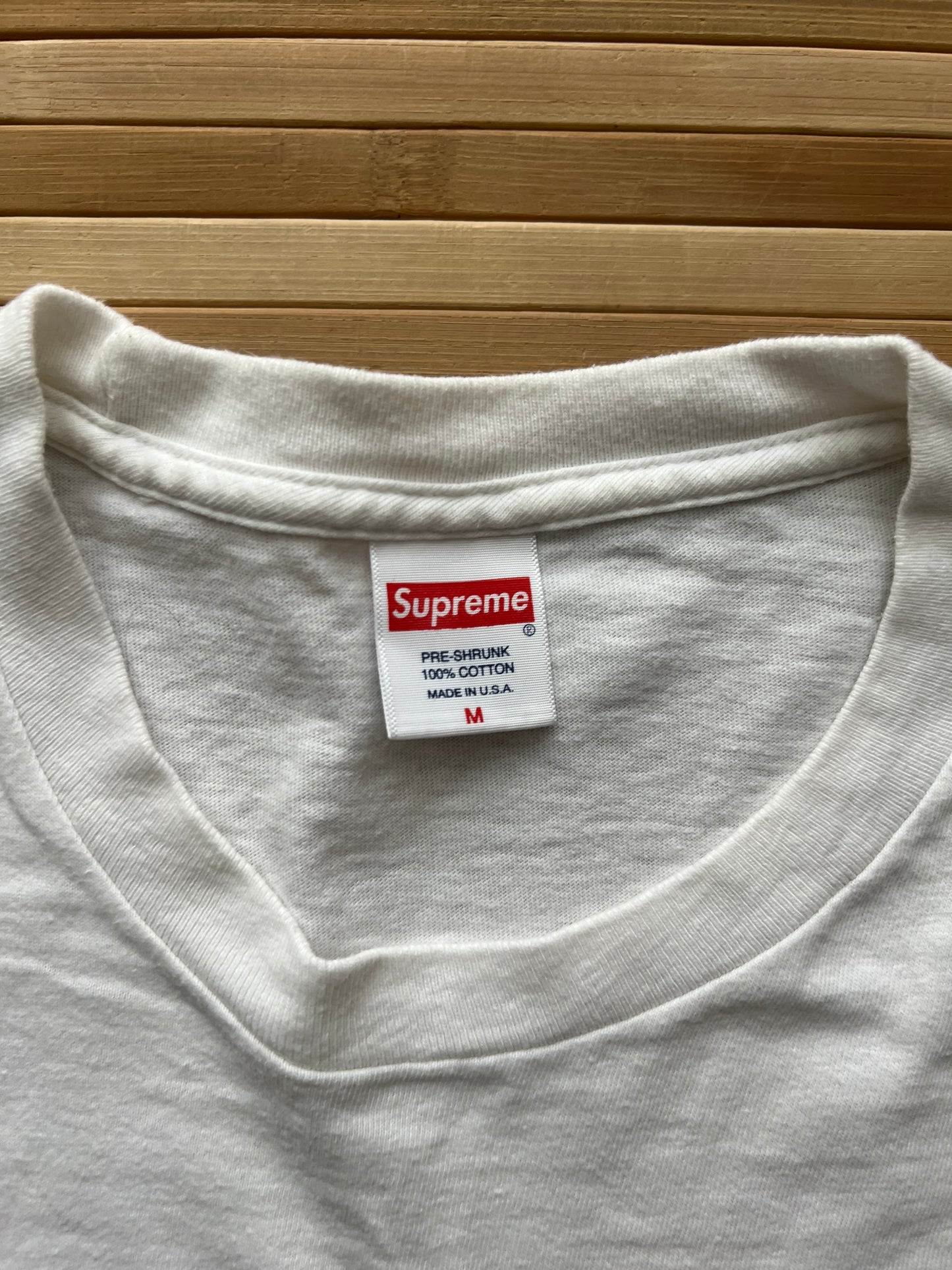 Supreme White T-Shirt (M)
