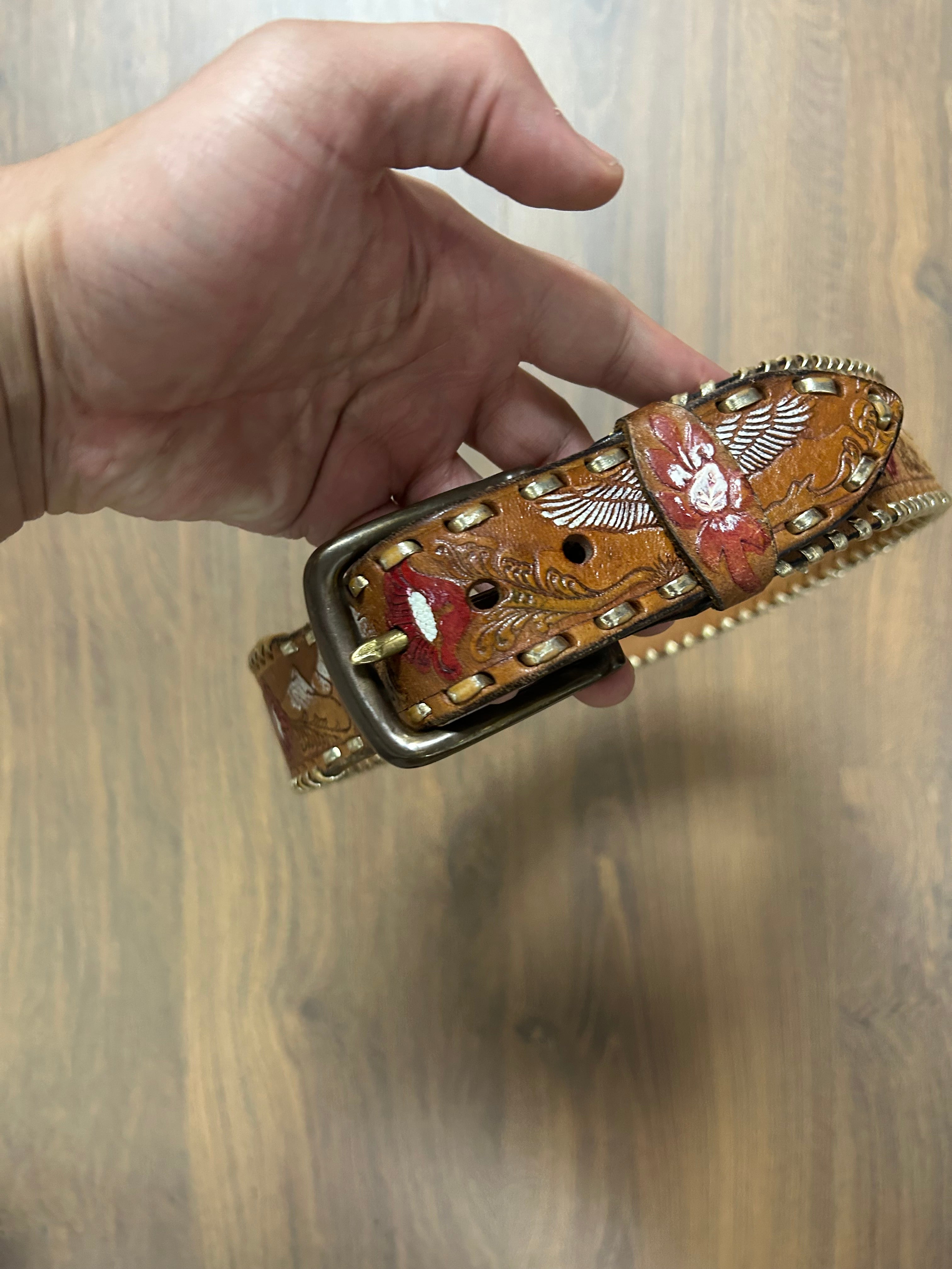 Western Leather Belt (25/29)