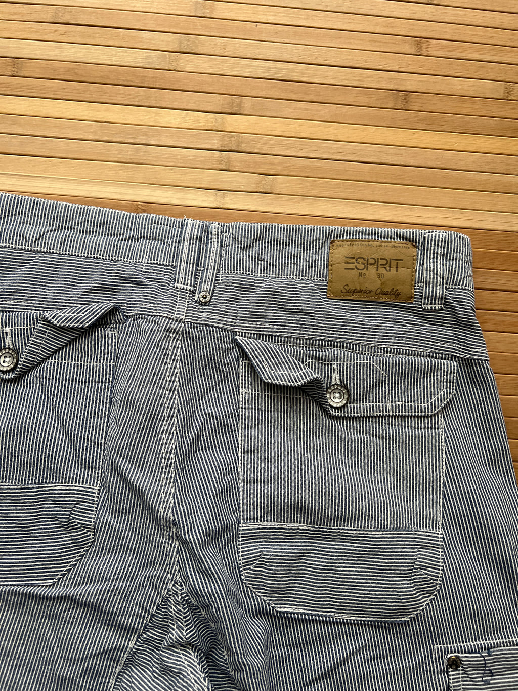 Espirit Striped Cargo Shorts(34)