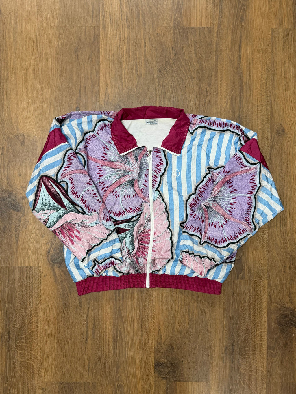 90s Sergio Tacchini Flower Track Jacket ( M)