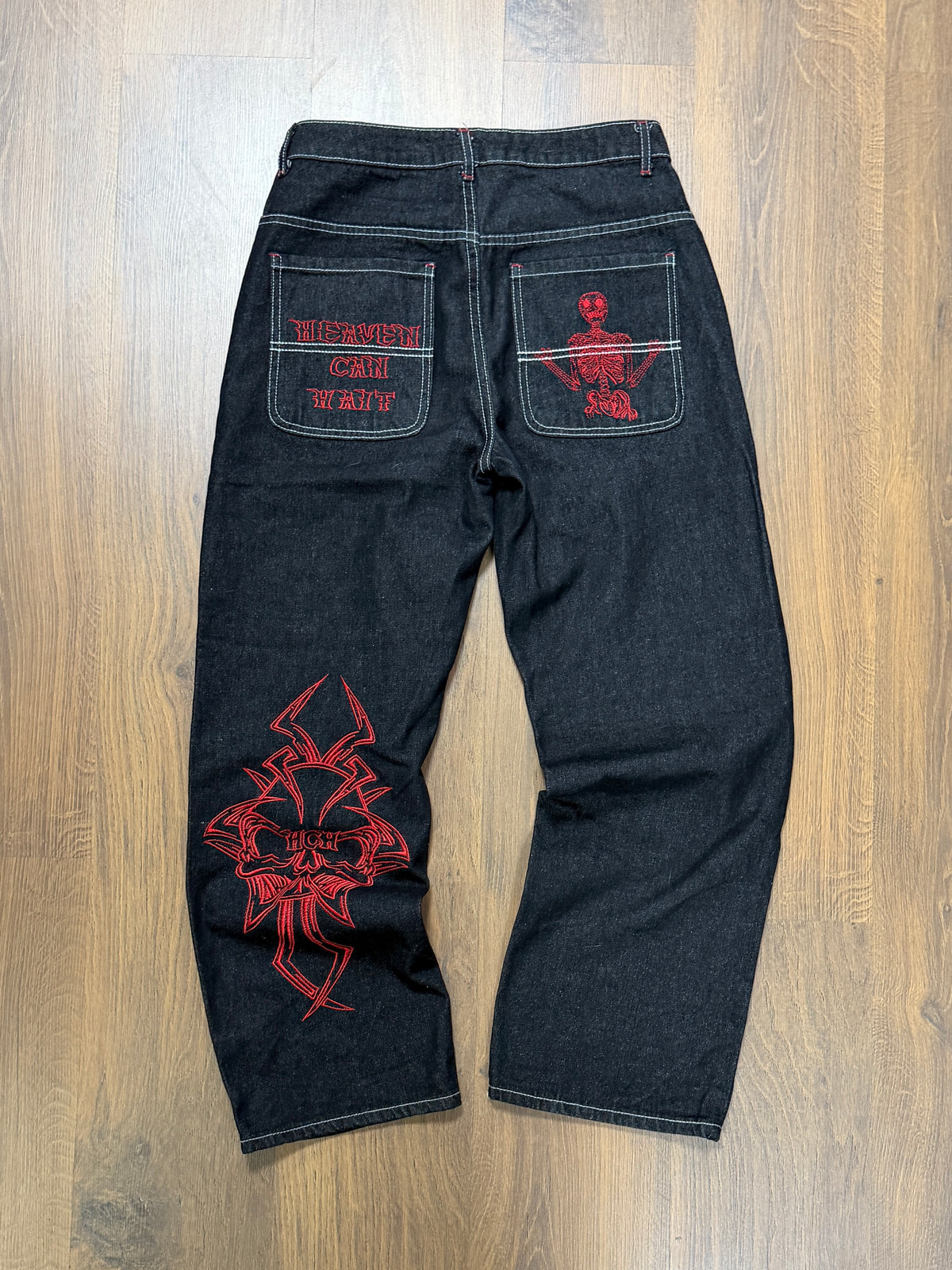 Y2K embroidered Jeans (30x30)