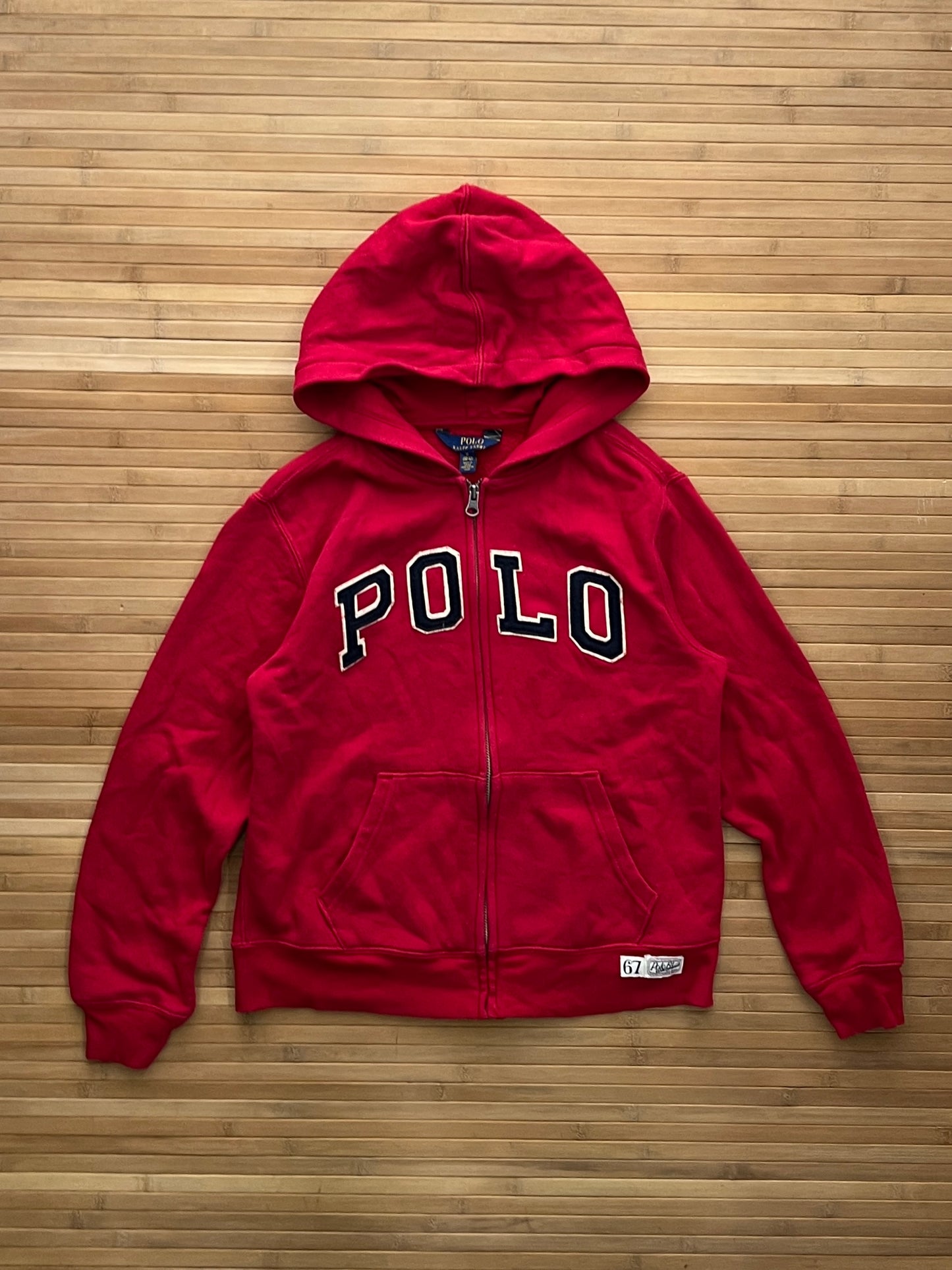 Polo Zip Up Hoodie (Xs)