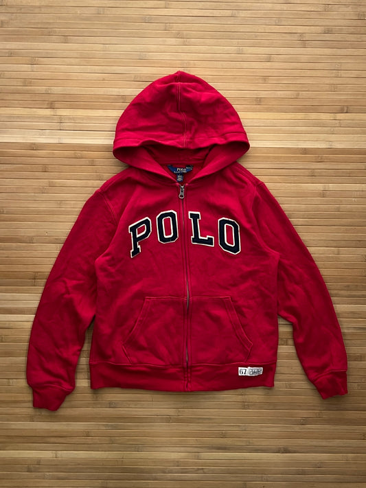 Polo Zip Up Hoodie (Xs)