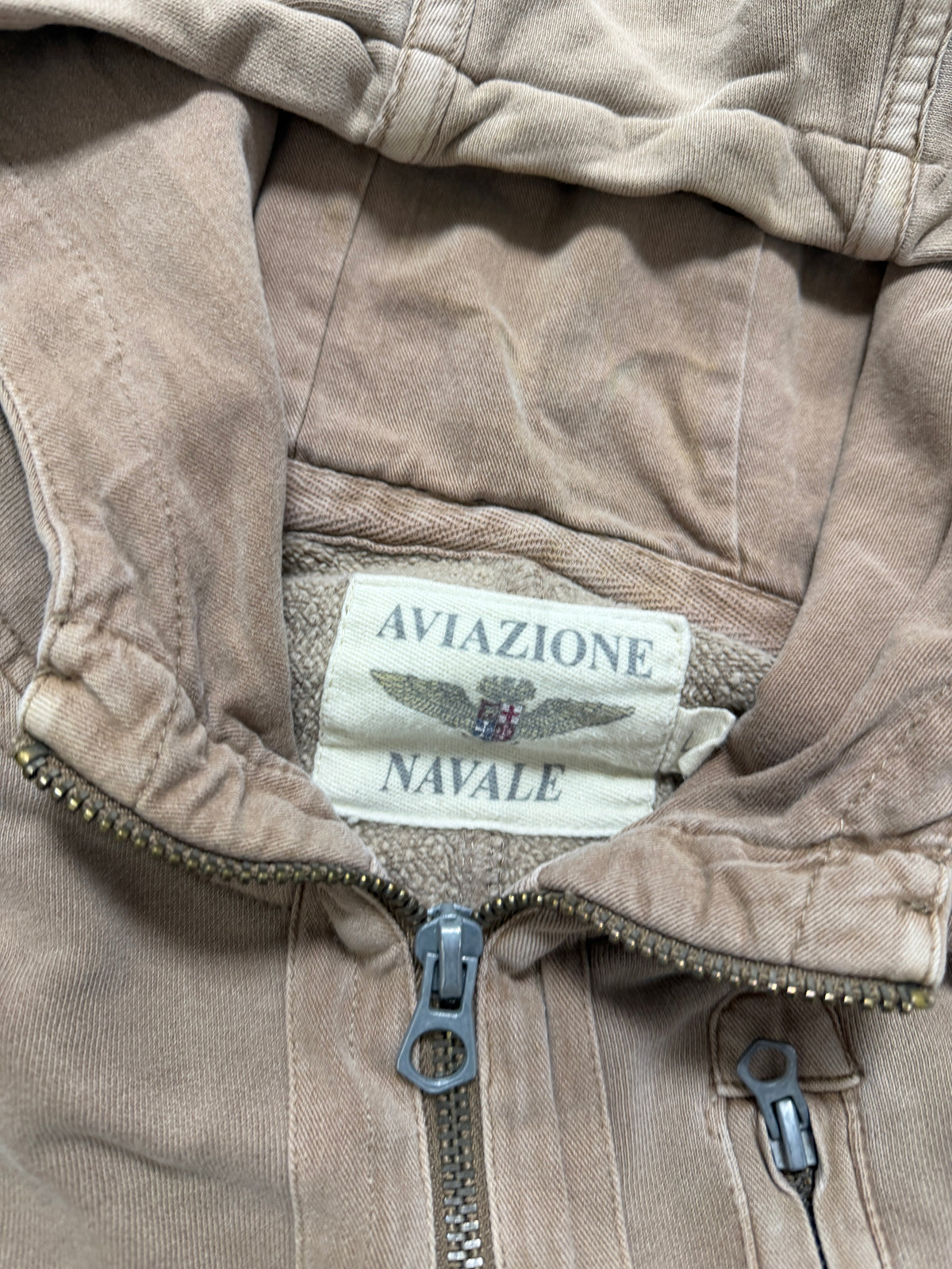 Italian Navy ZipUp Hoodie (L)