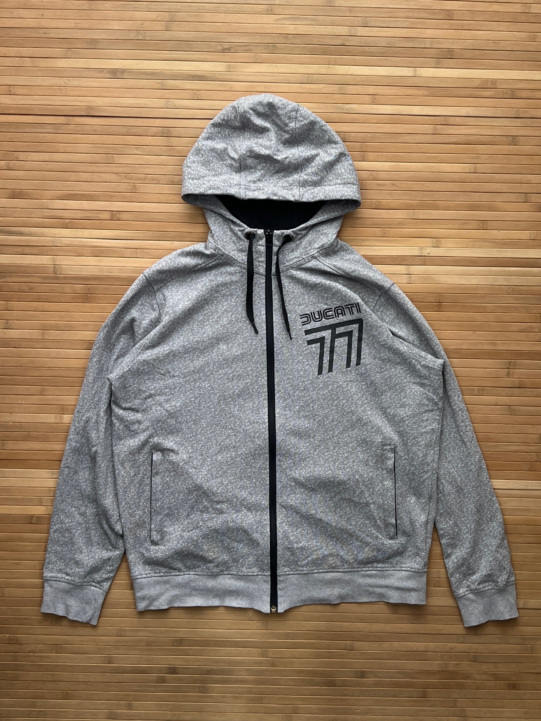 Ducati 77 Zip Up Hoodie (L)