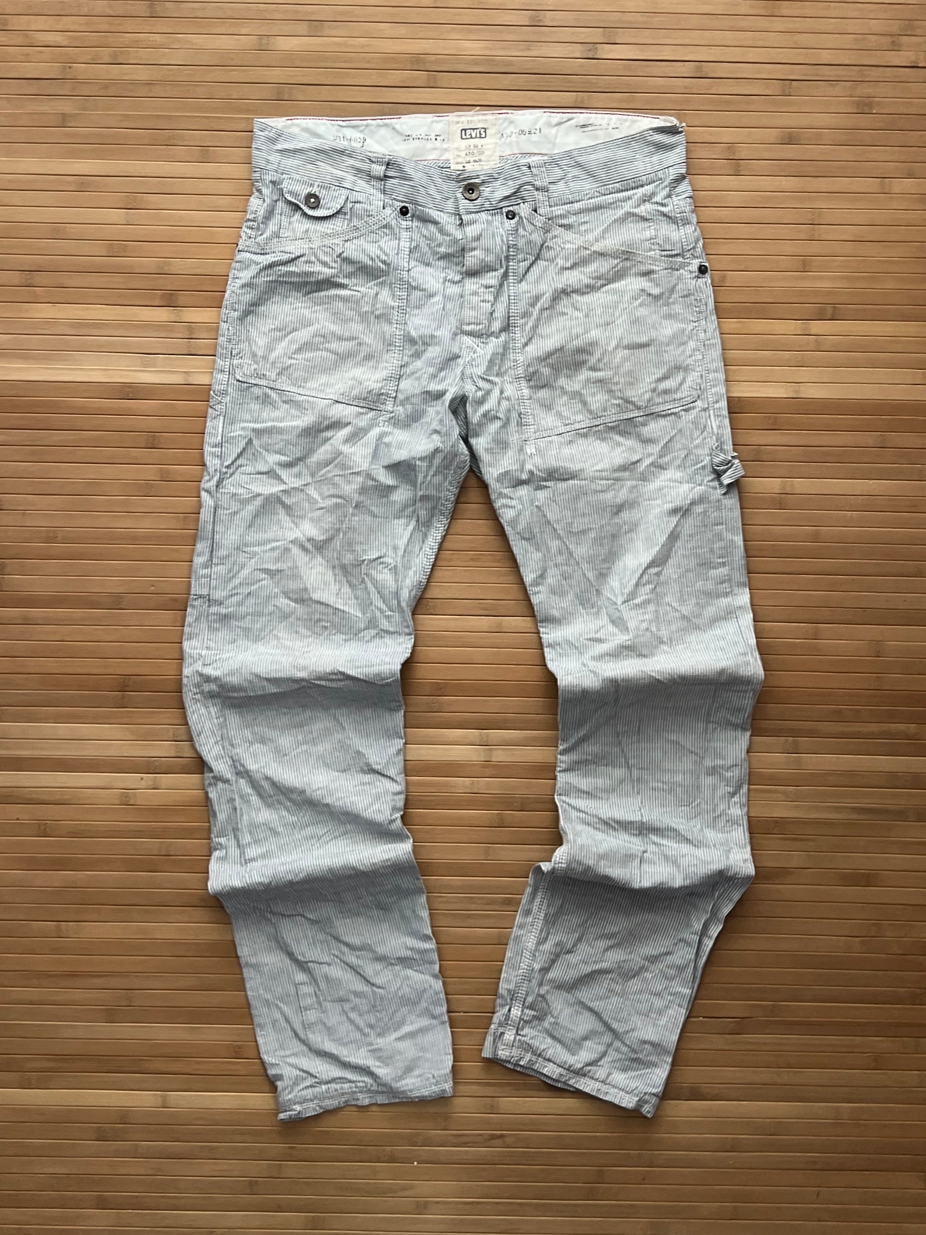 Levis Carpenter Striped Pants
(34x32)