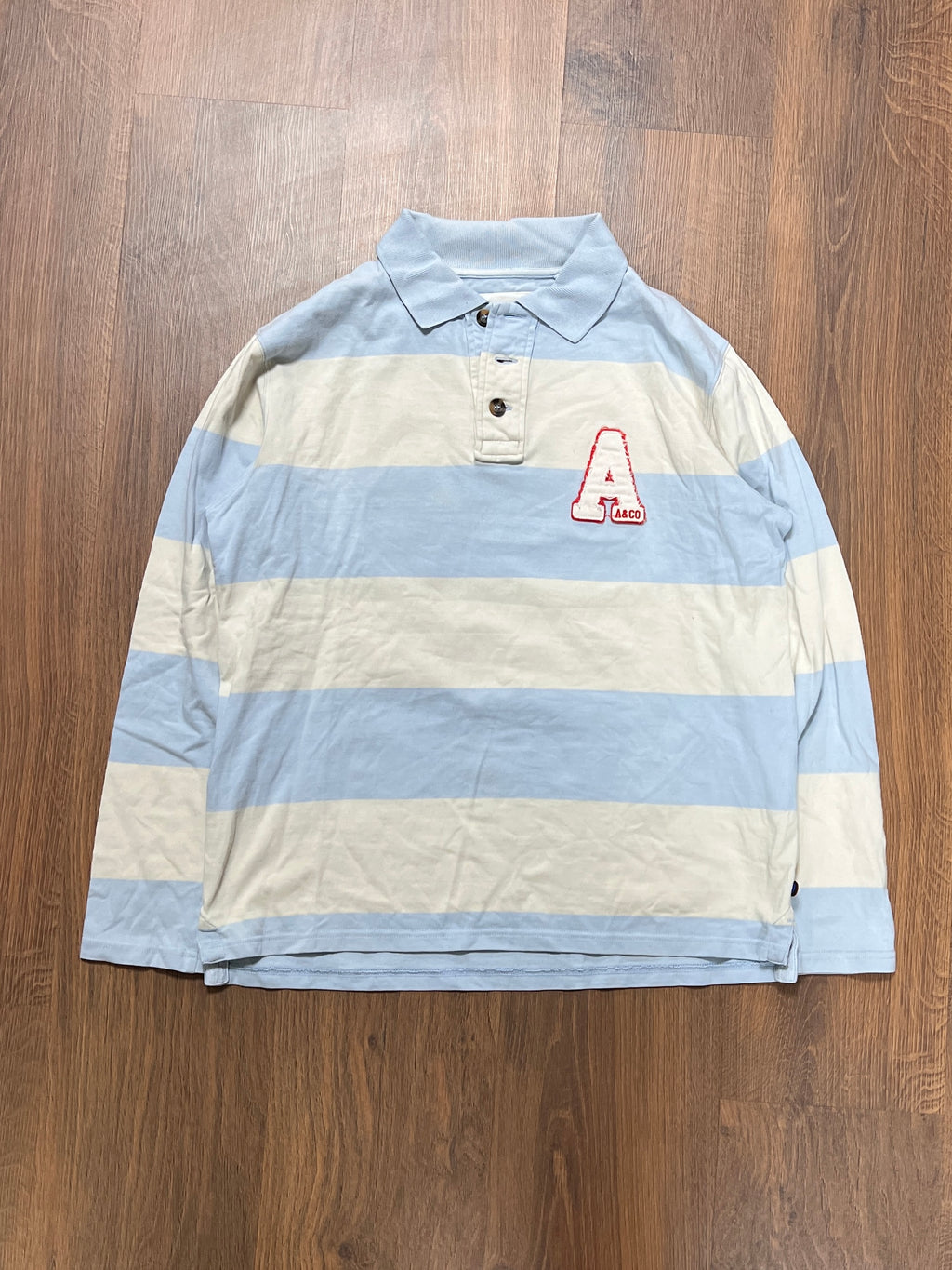 Adenauer Long sleeve Striped Polo (M)