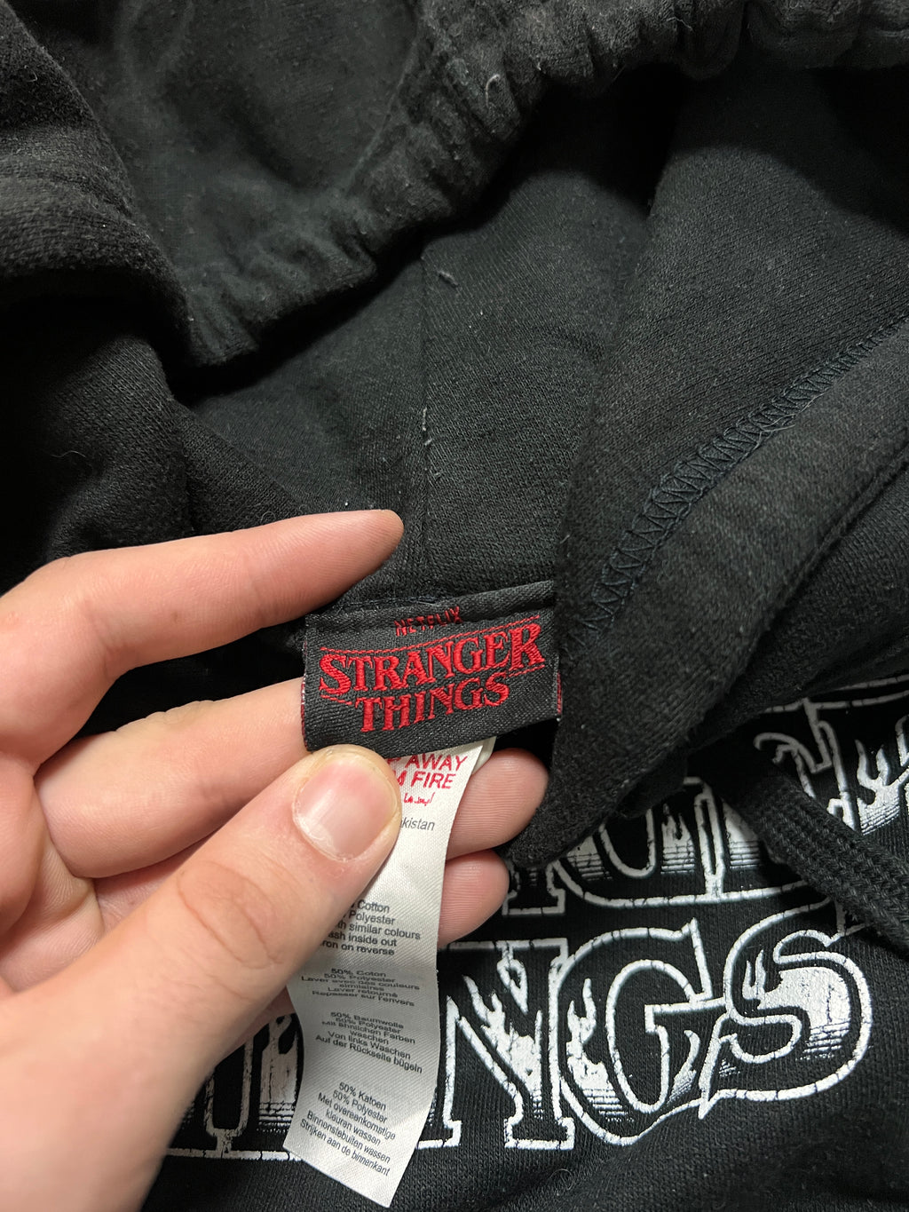 Stranger things hoodie (XL)