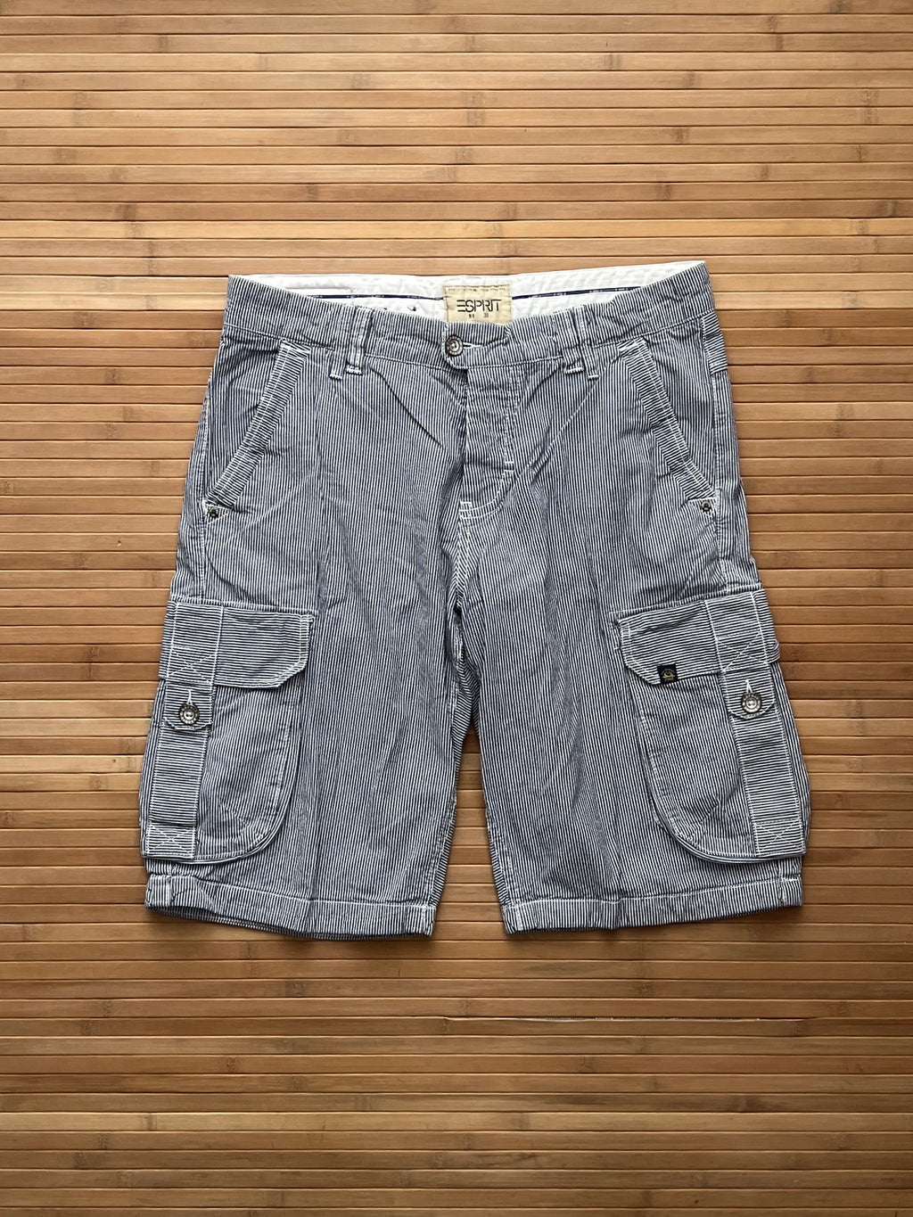 Espirit Striped Cargo Shorts(34)