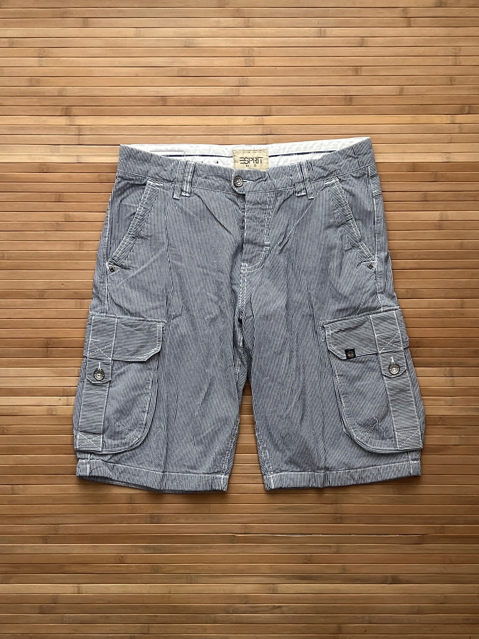 Espirit Striped Cargo Shorts(34)