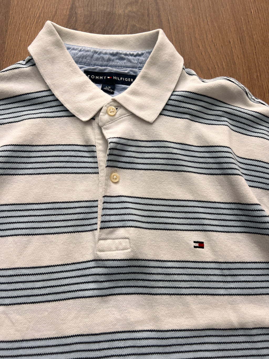 Tommy Hilfiger Striped Polo (L)
