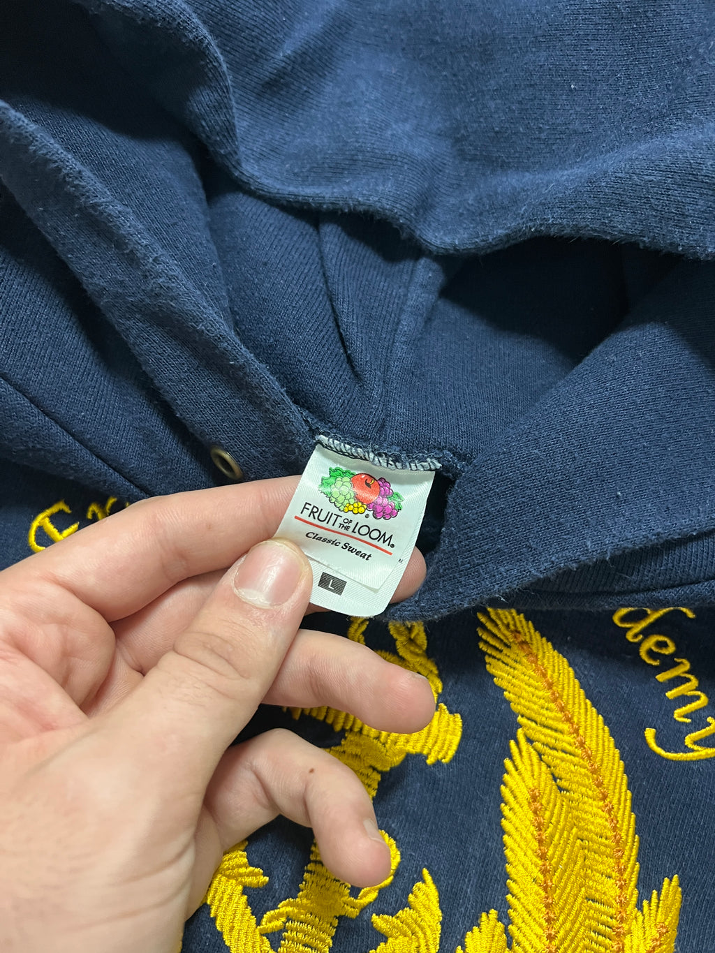 French Naval Vintage hoodie (M)