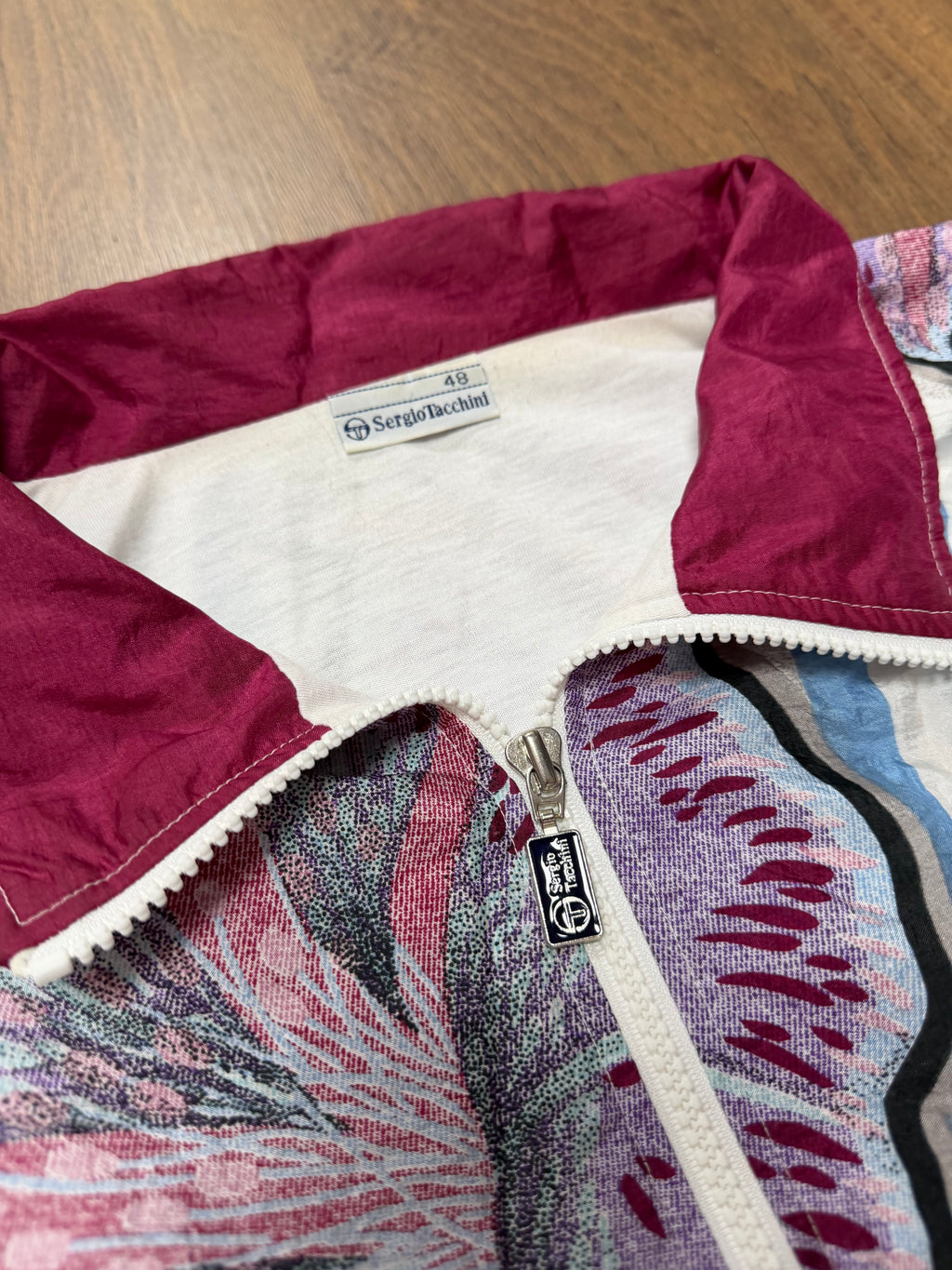 90s Sergio Tacchini Flower Track Jacket ( M)
