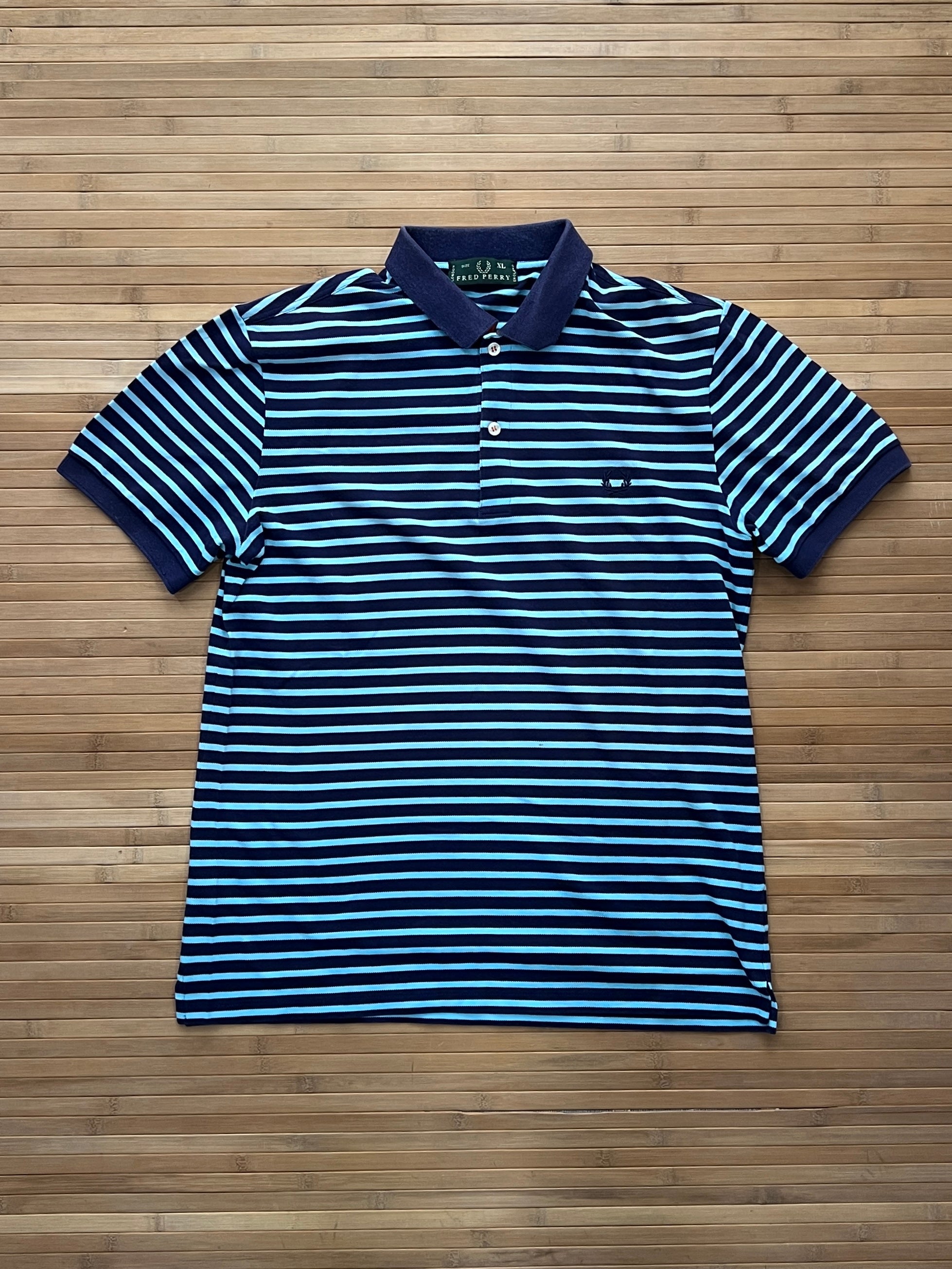 Fred Perry Striped polo Shirt(L)
