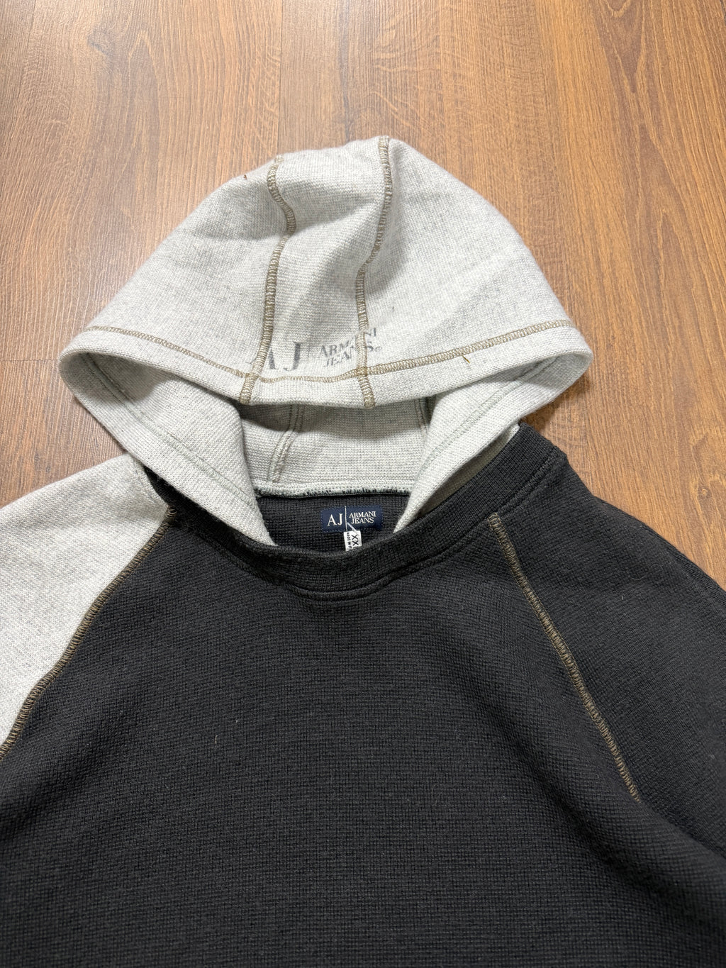 2000s Wool Armani Jeans Hoodie (M)