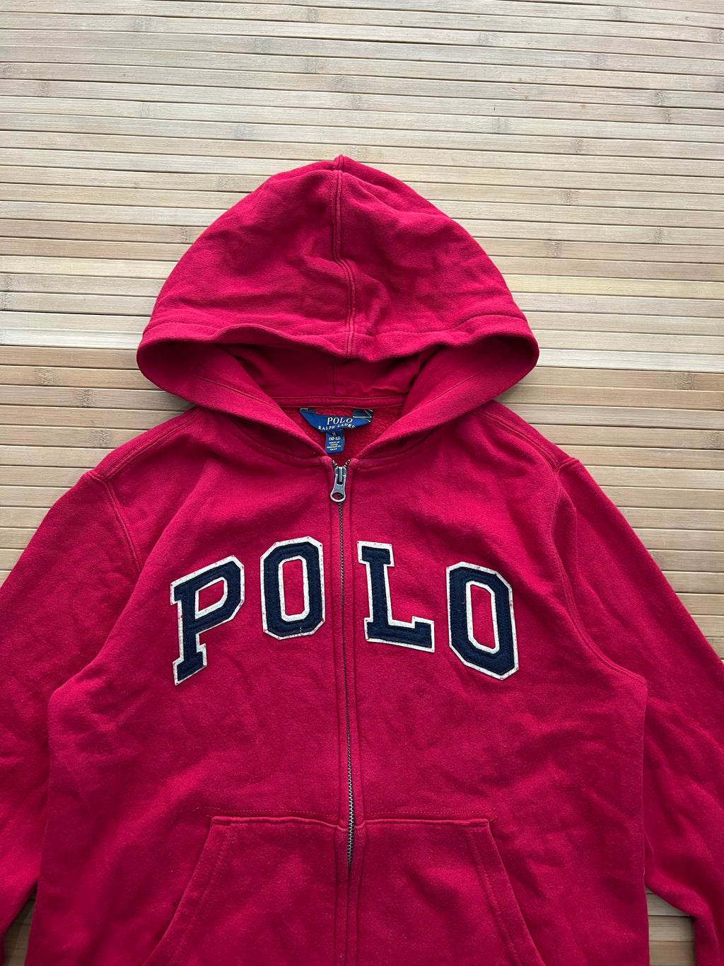 Polo Zip Up Hoodie (Xs)