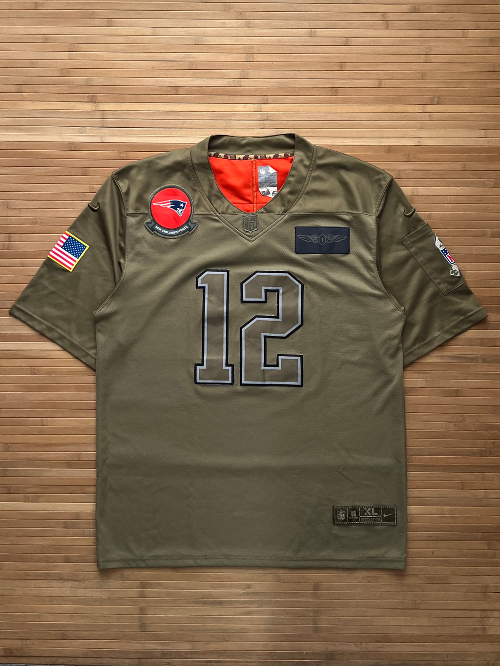 Tom Brady 2019 NFL Military Jersey (2XL)